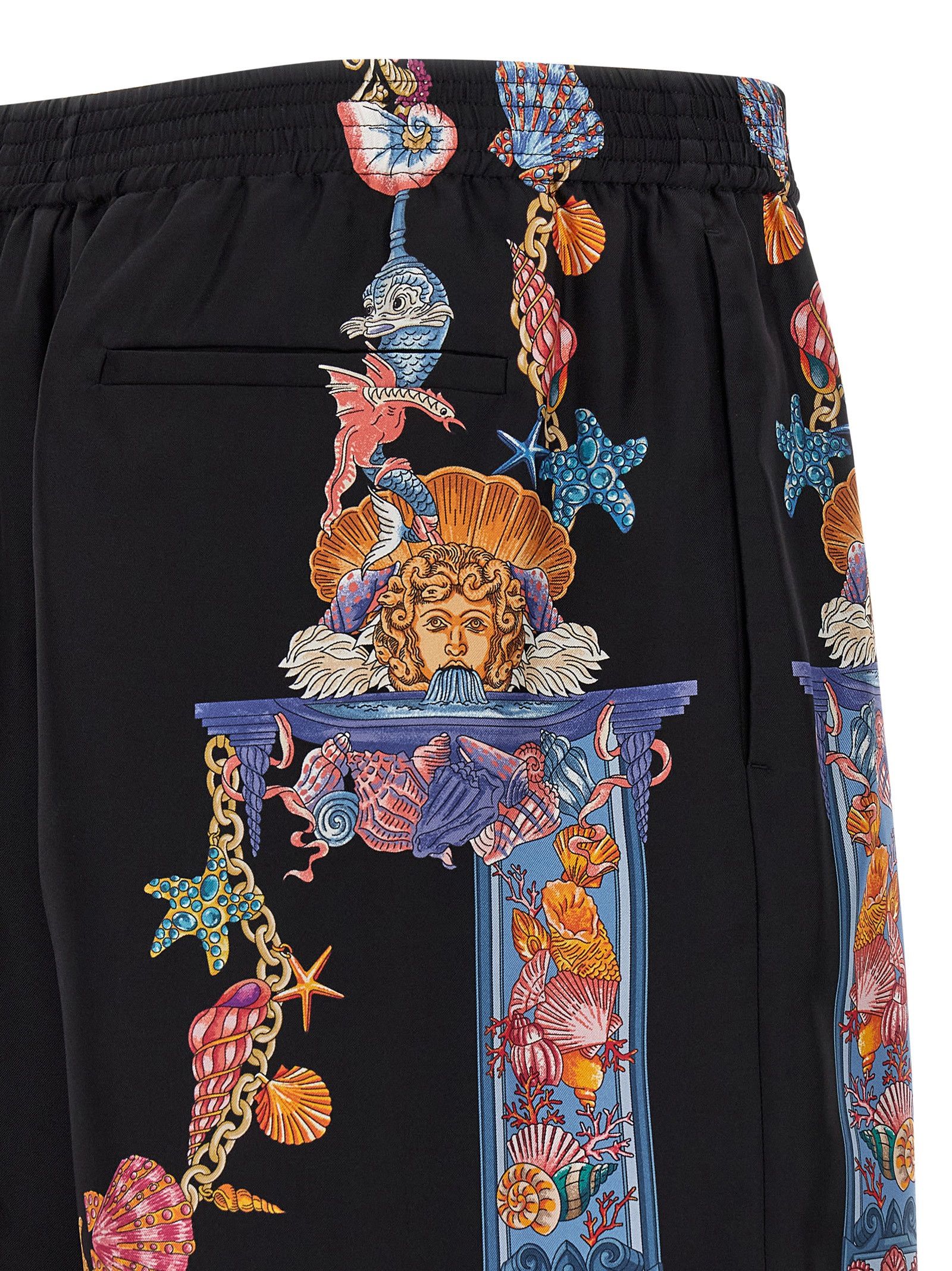 Versace 'Coral Theatre' Print Bermuda Shorts Size US 34 / EU 50 - 4 Thumbnail