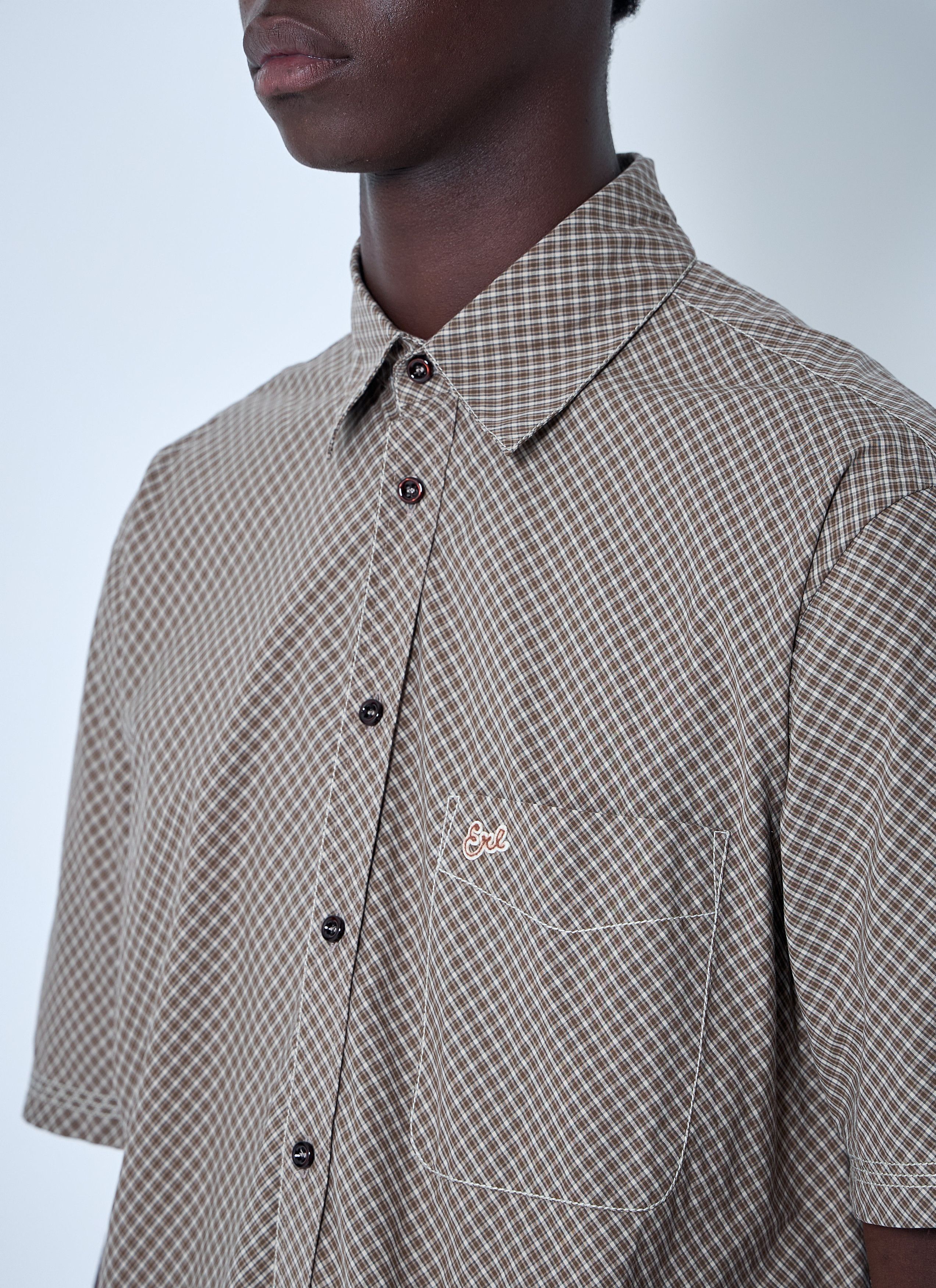 ERL Woven Plaid Shirt Size US XL / EU 56 / 4 - 5 Thumbnail