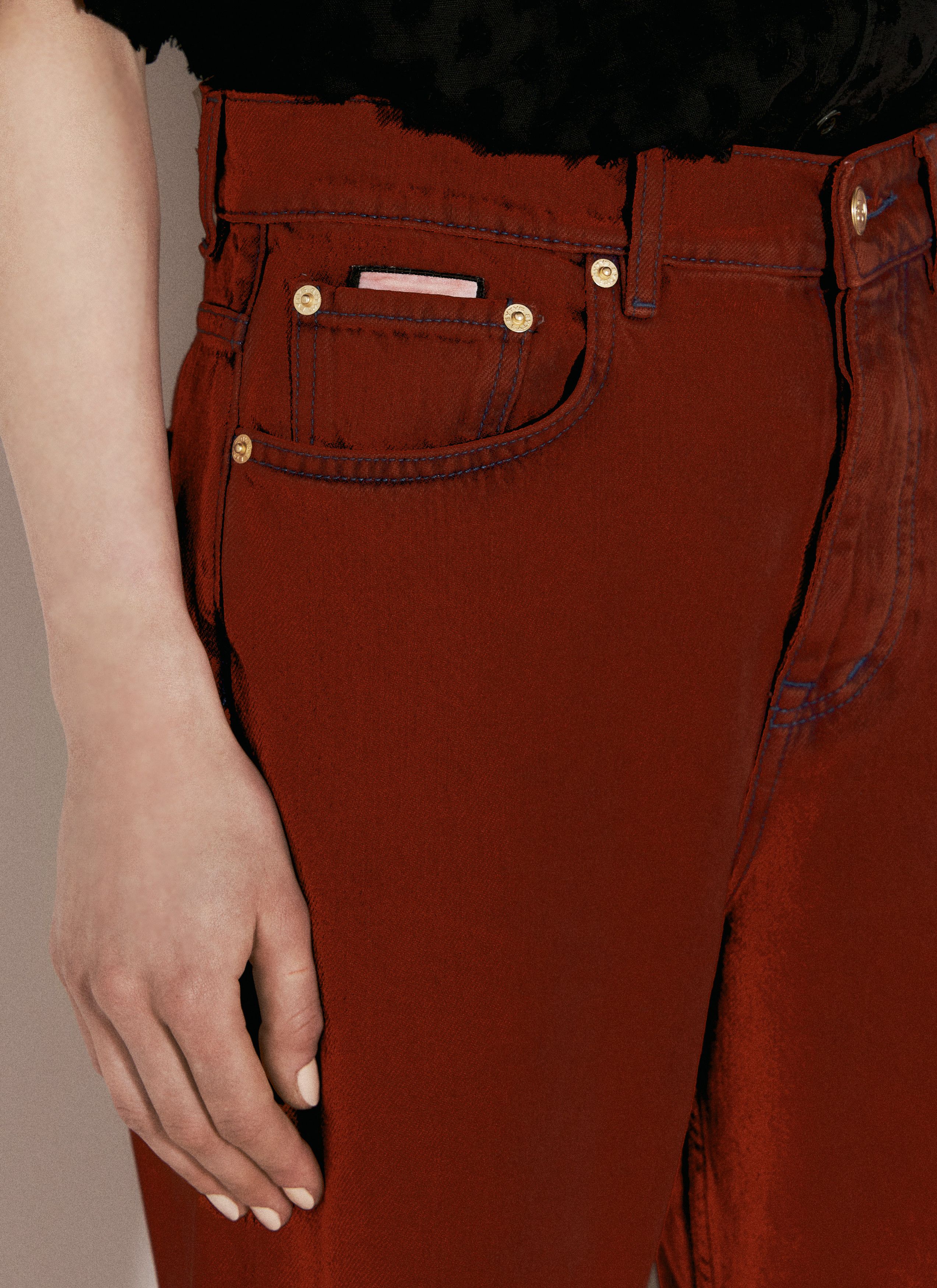 Eytys Avalon Crimson Jeans Size 28" / US 6 / IT 42 - 4 Thumbnail