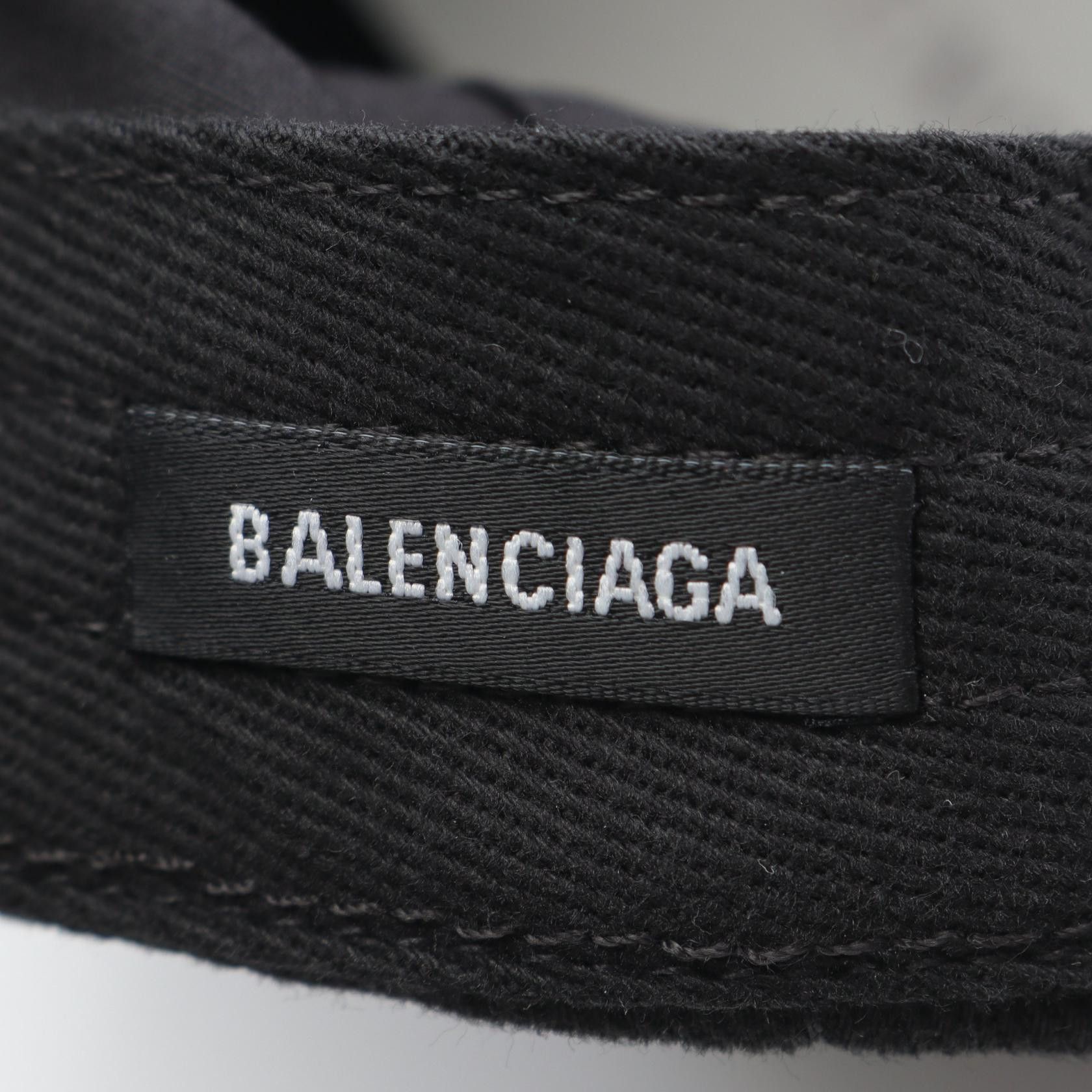 Balenciaga Balenciaga Balenciaga Signature BB Monogram Cotton Cap Cotton Hats 704104410B21062 Size ONE SIZE - 4 Thumbnail