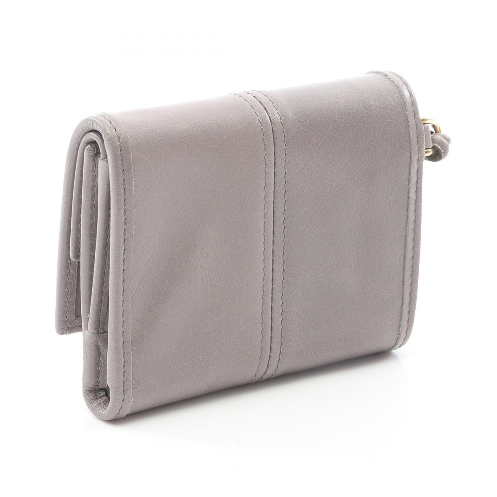 Prada Prada Prada SOFT LUX Leather Long Wallet Leather Long Wallet 1MH0432CYRF0116 Size ONE SIZE - 2 Thumbnail