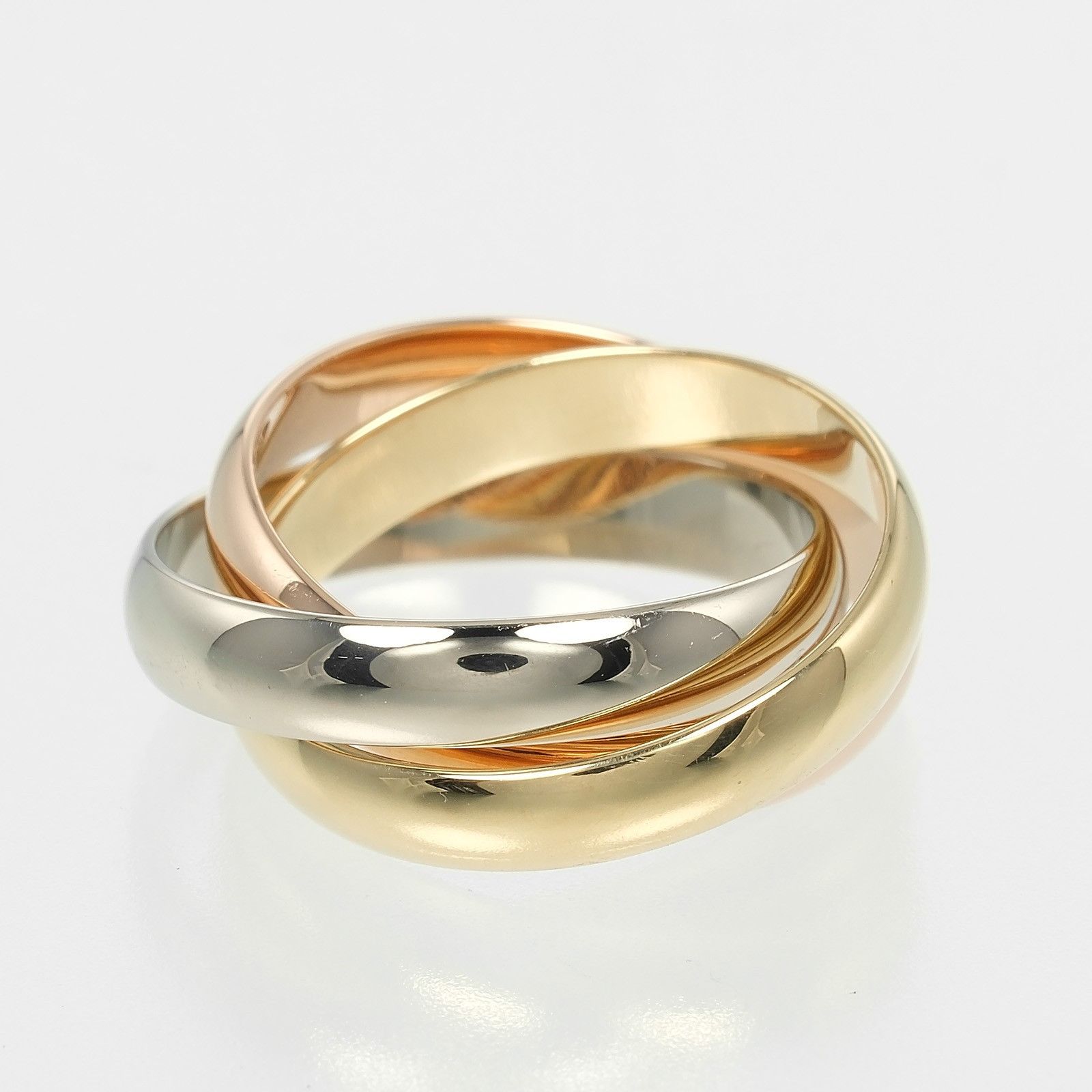 Cartier Cartier Cartier Trinity Au750 Ring Size 9 Metal Ring Size ONE SIZE - 3 Thumbnail