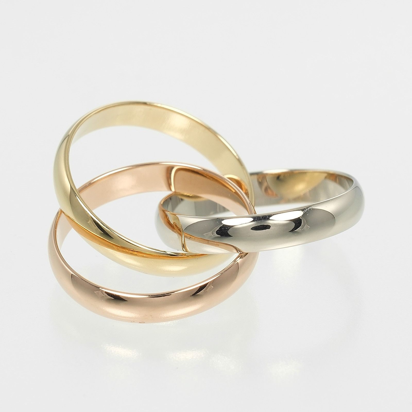 Cartier Cartier Cartier Trinity Au750 Ring Size 9 Metal Ring Size ONE SIZE - 5 Thumbnail