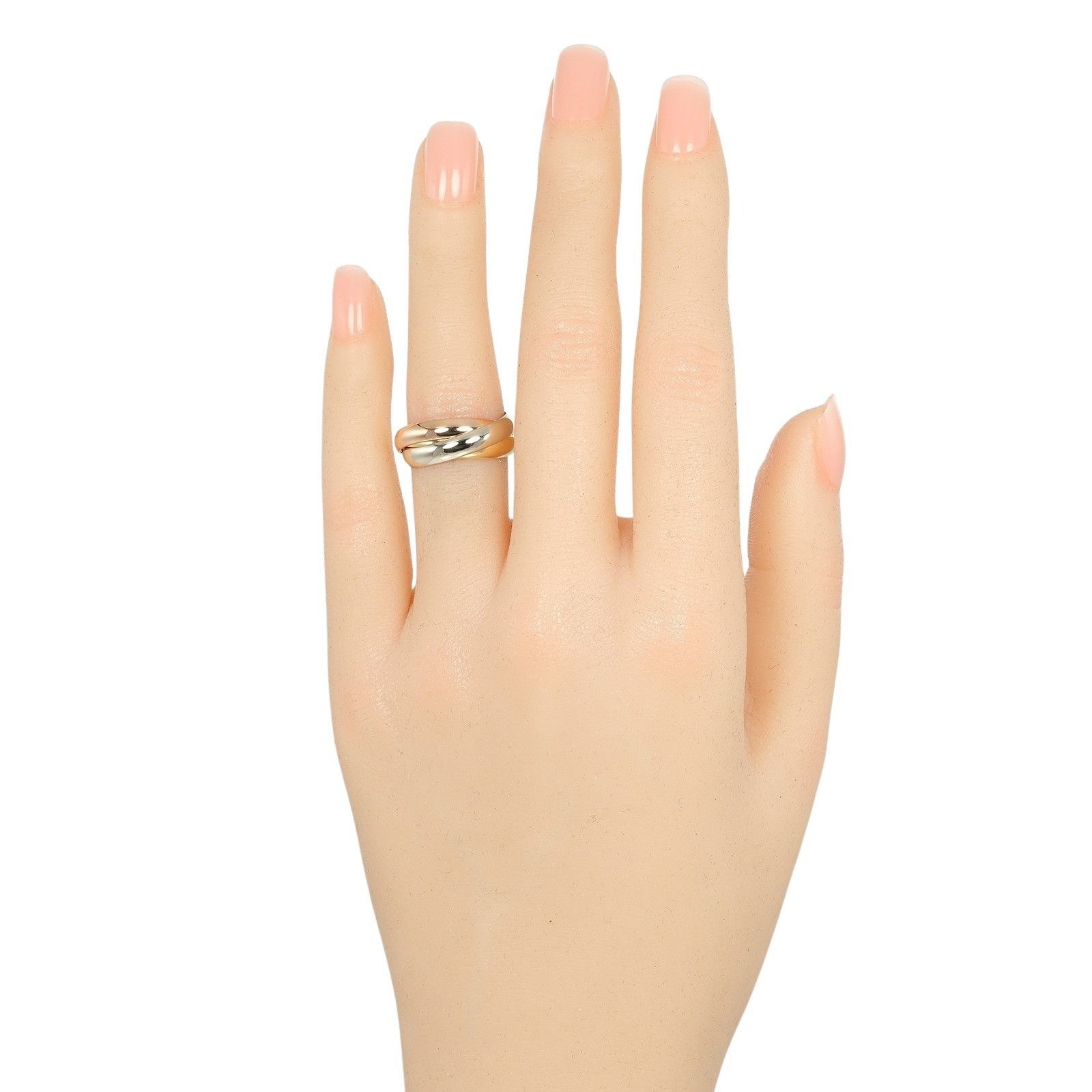 Cartier Cartier Cartier Trinity Au750 Ring Size 9 Metal Ring Size ONE SIZE - 2 Thumbnail