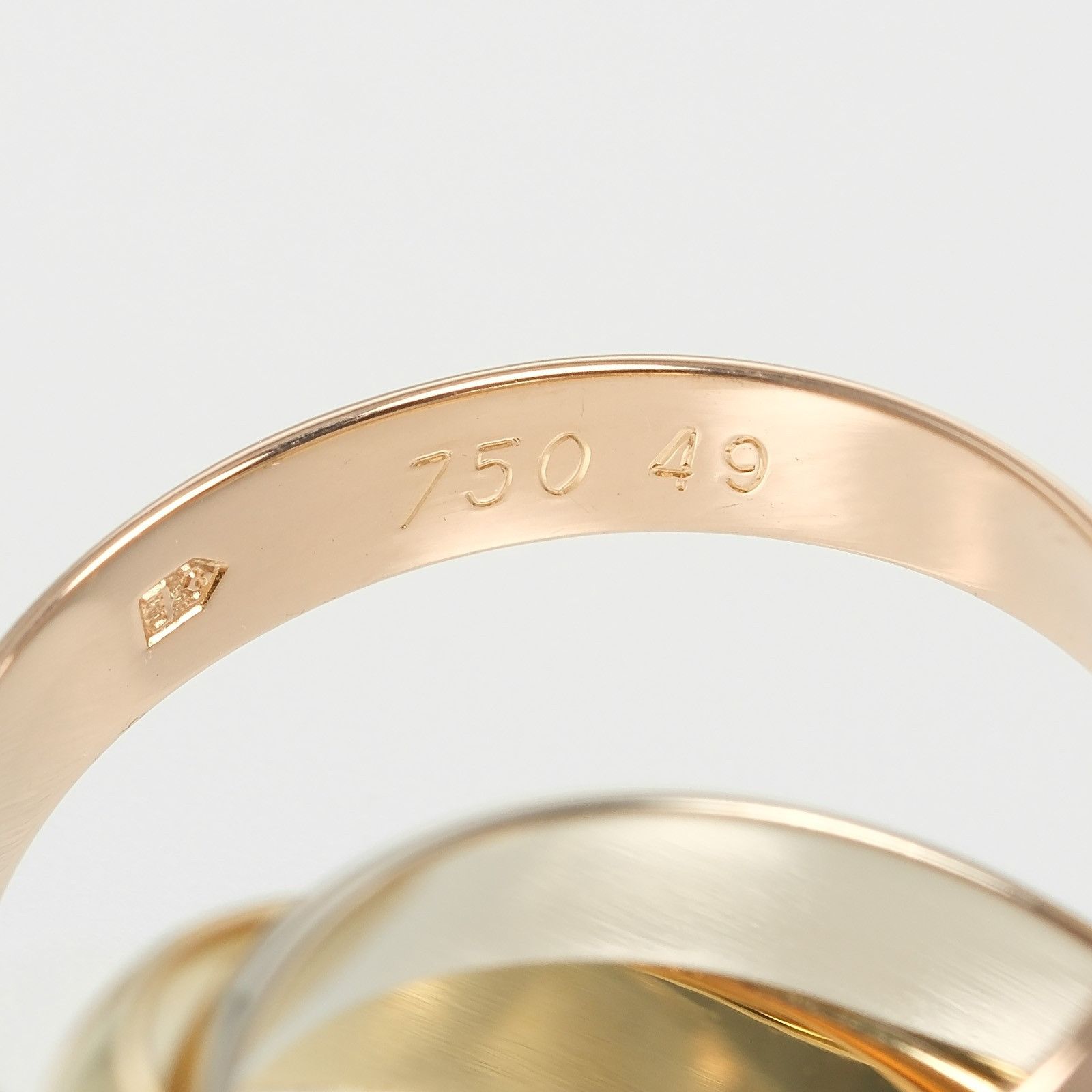 Cartier Cartier Cartier Trinity Au750 Ring Size 9 Metal Ring Size ONE SIZE - 4 Thumbnail