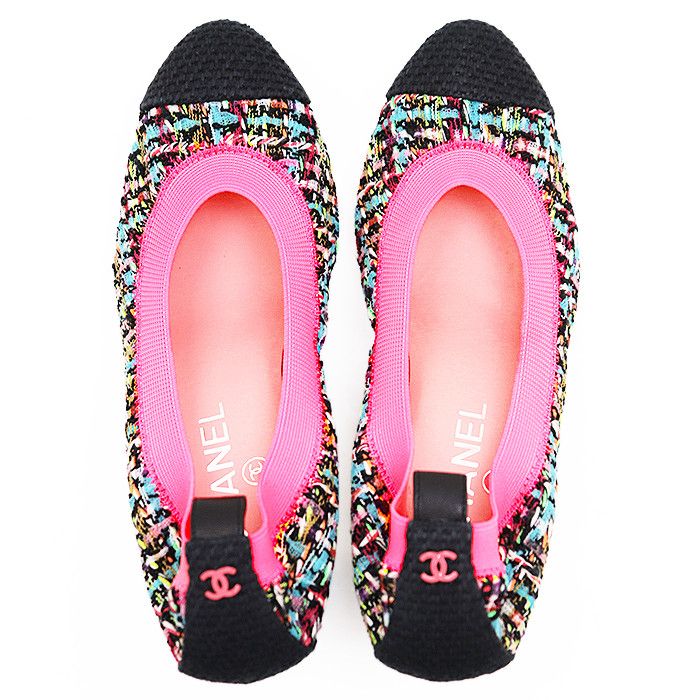Chanel Chanel Chanel G26643 Tweed Pumps Leather Shoes G26643 DUTY FREE for USA Size ONE SIZE - 6 Thumbnail