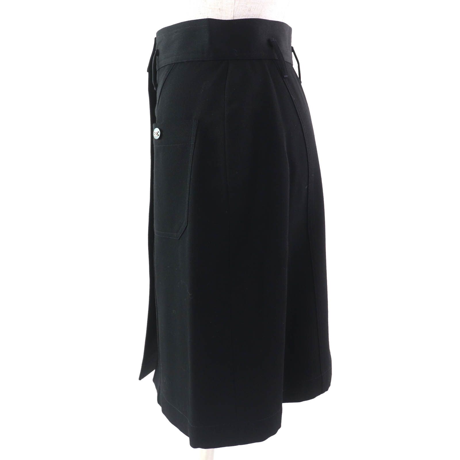 Chanel Chanel Chanel COCO Mark Button Wool Skirt Others Skirts P04919 Size ONE SIZE - 2 Thumbnail