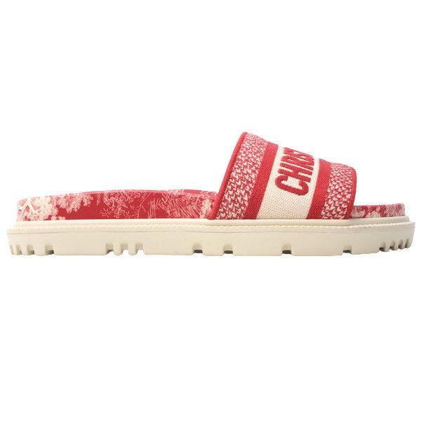 Dior Dior Christian Dior Dway Toile de Jouy Embroidery Sandals Cotton Shoes Size ONE SIZE - 2 Thumbnail