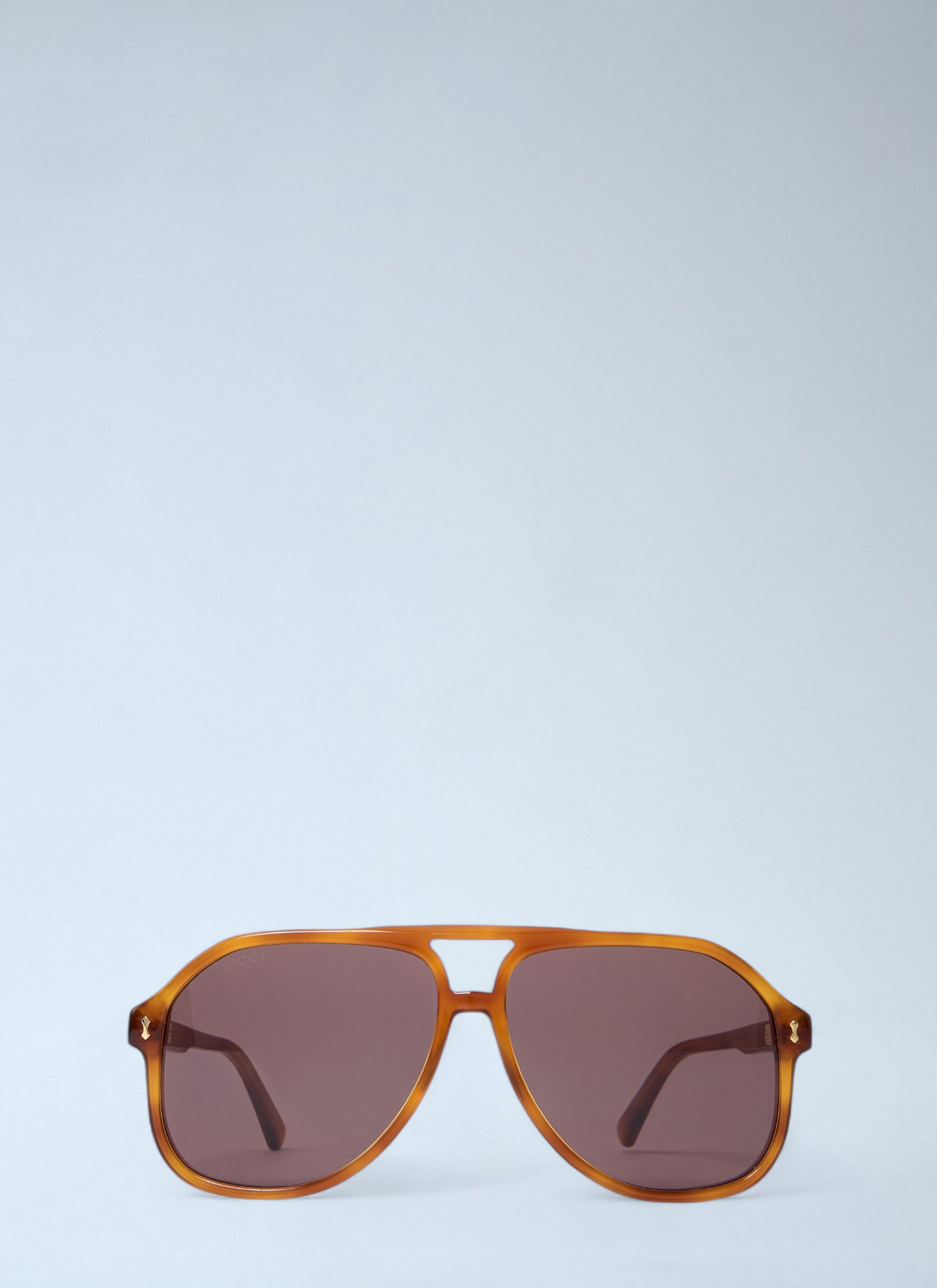 Gucci Aviator Tortoiseshell Sunglasses Size ONE SIZE - 6 Thumbnail