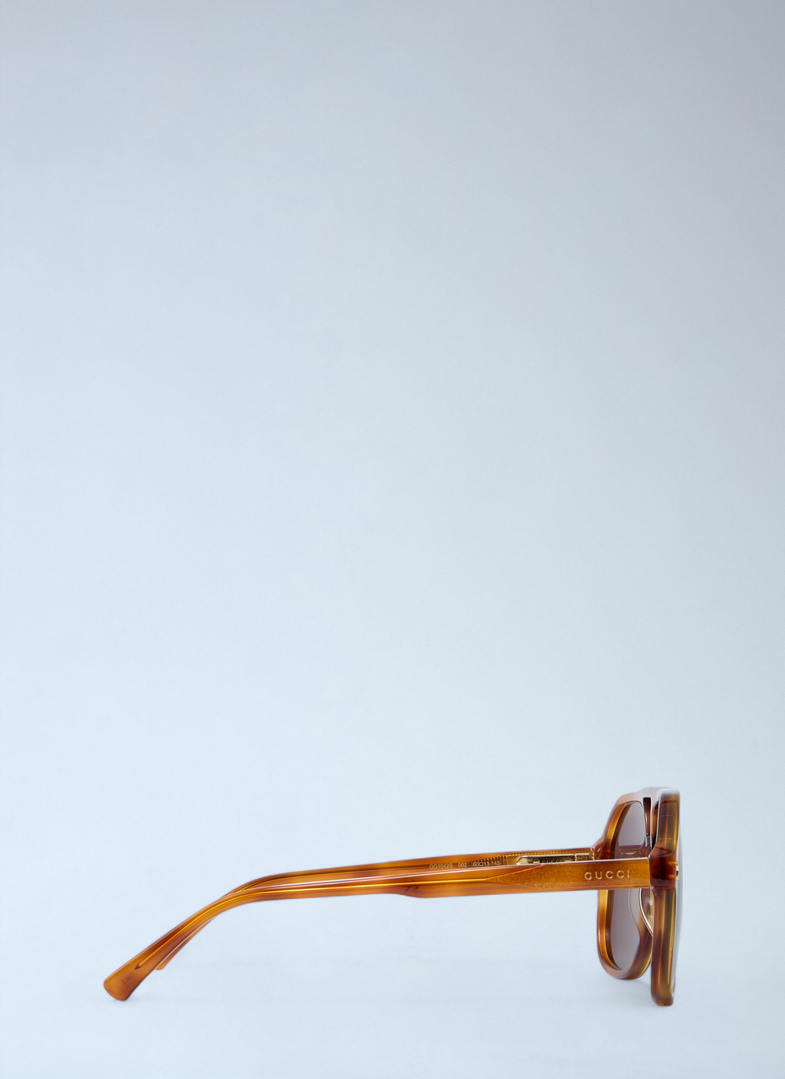 Gucci Aviator Tortoiseshell Sunglasses Size ONE SIZE - 3 Thumbnail