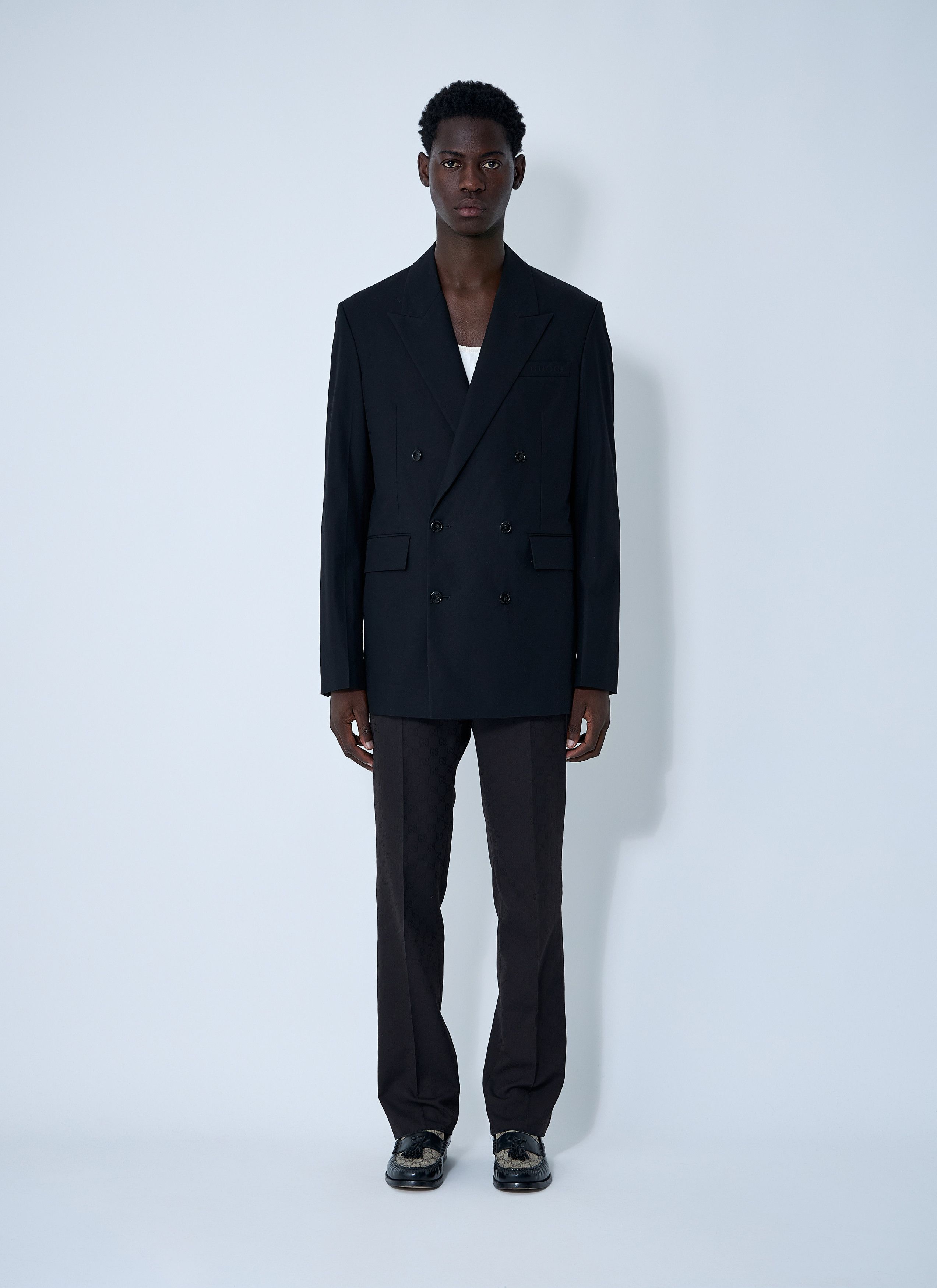 Gucci Double-Breasted Blazer Size US M / EU 48-50 / 2 - 2 Thumbnail