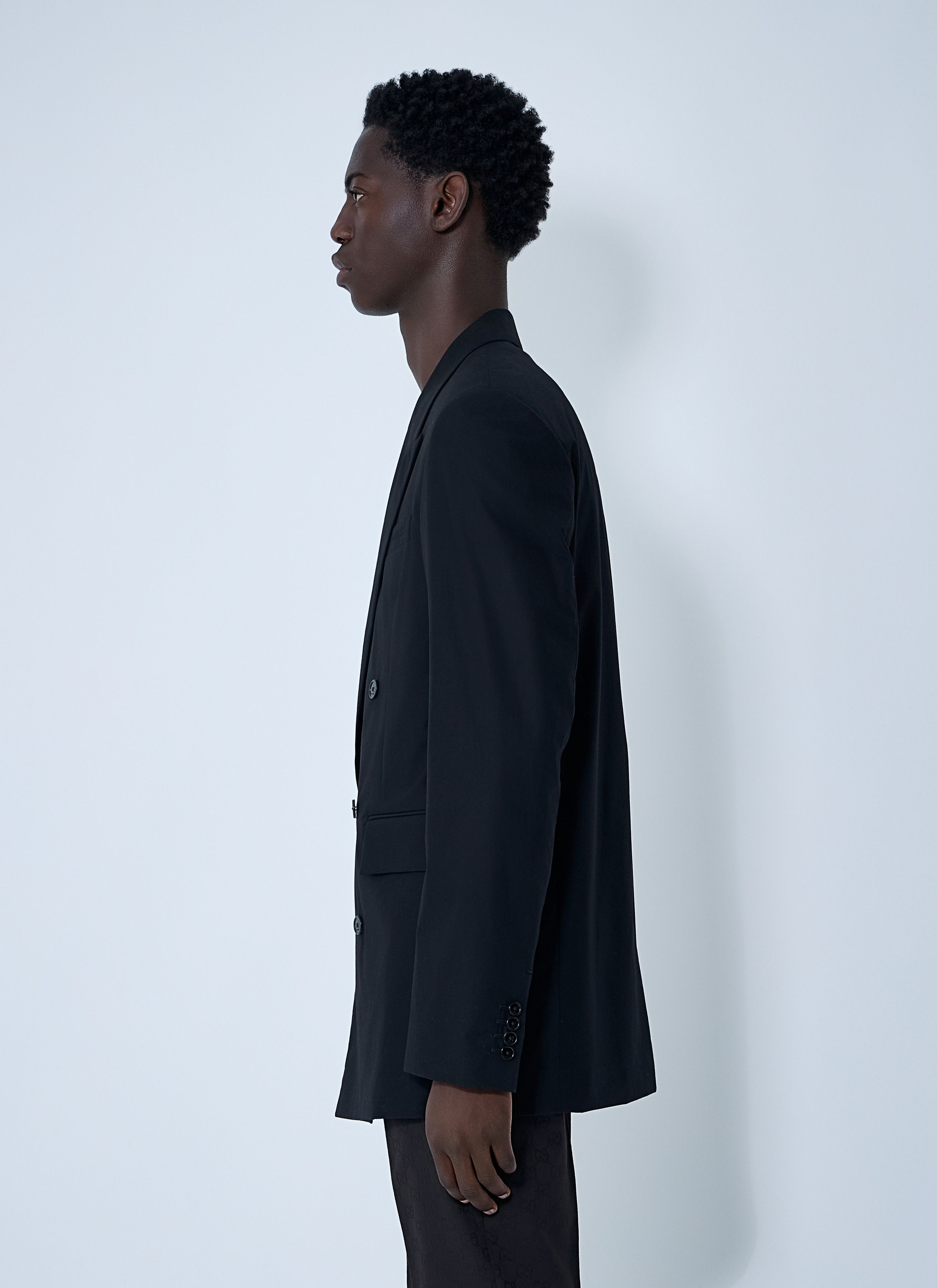 Gucci Double-Breasted Blazer Size US L / EU 52-54 / 3 - 3 Thumbnail