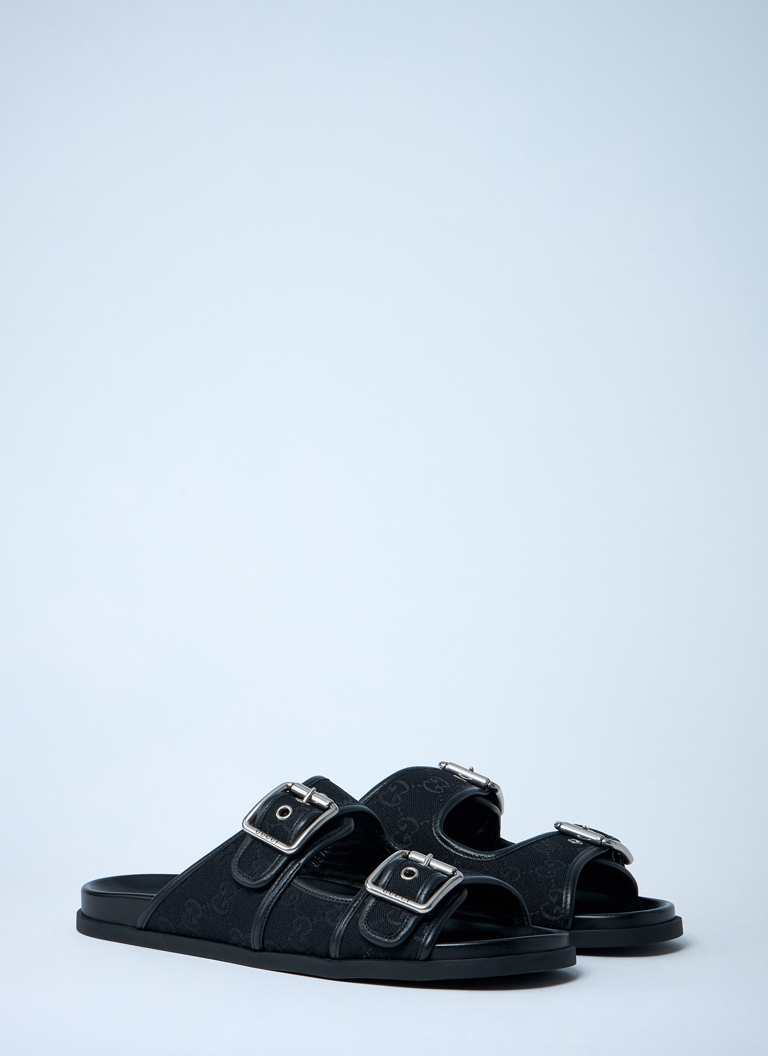 Gucci GG Slide Sandals With Buckles Size US 8 / EU 41 - 2 Thumbnail