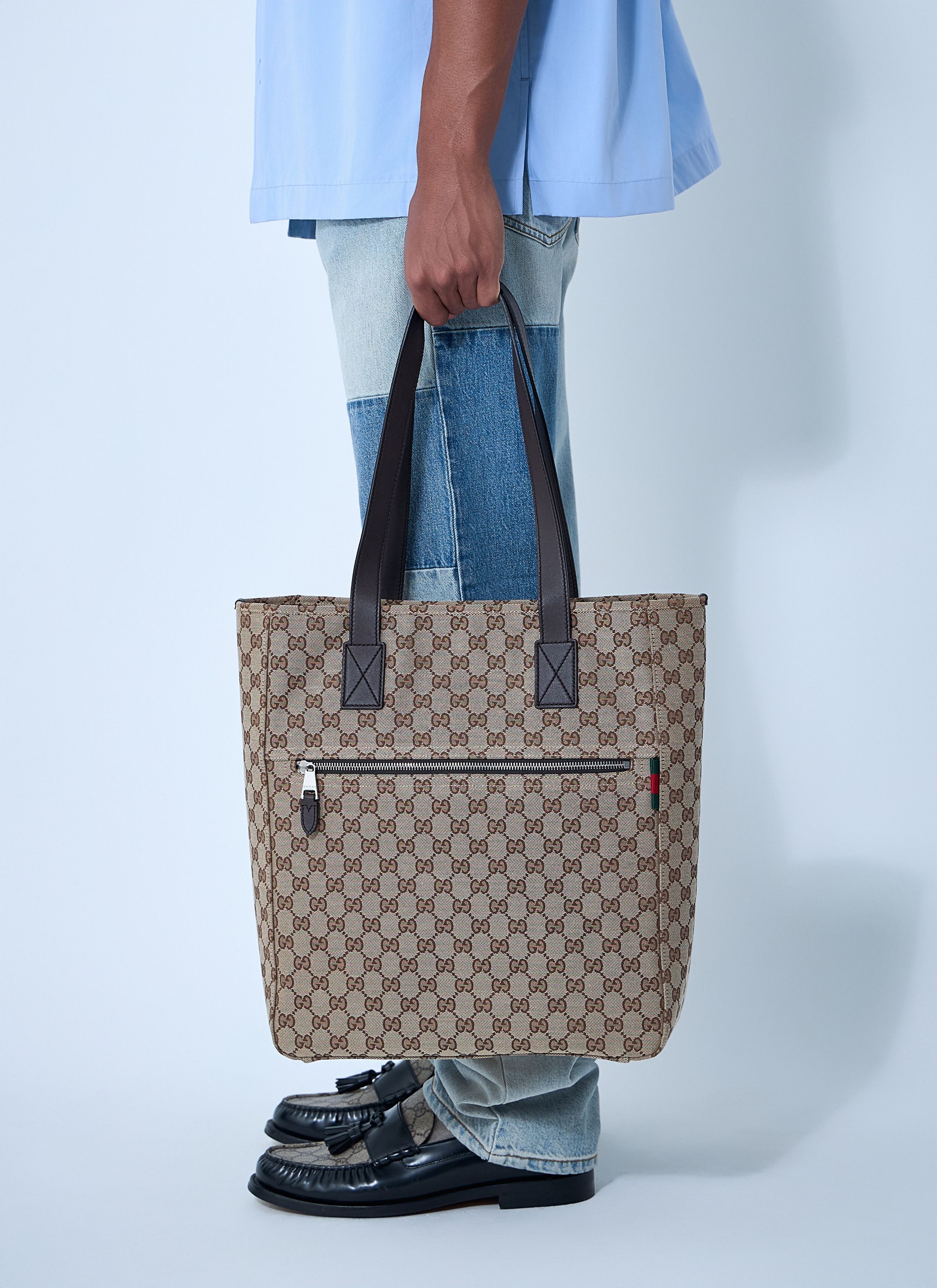 Gucci Medium GG Canvas Tote Bag Size ONE SIZE - 7 Thumbnail