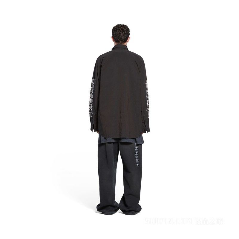 Balenciaga DIY METAL OUTLINE ENGINEERED Oversized Shirt Size US M / EU 48-50 / 2 - 5 Thumbnail