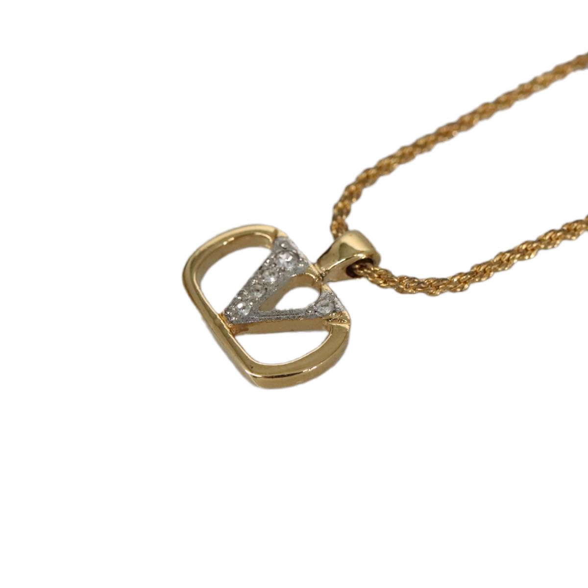 Valentino Valentino Garavani V logo necklace Size ONE SIZE - 3 Thumbnail