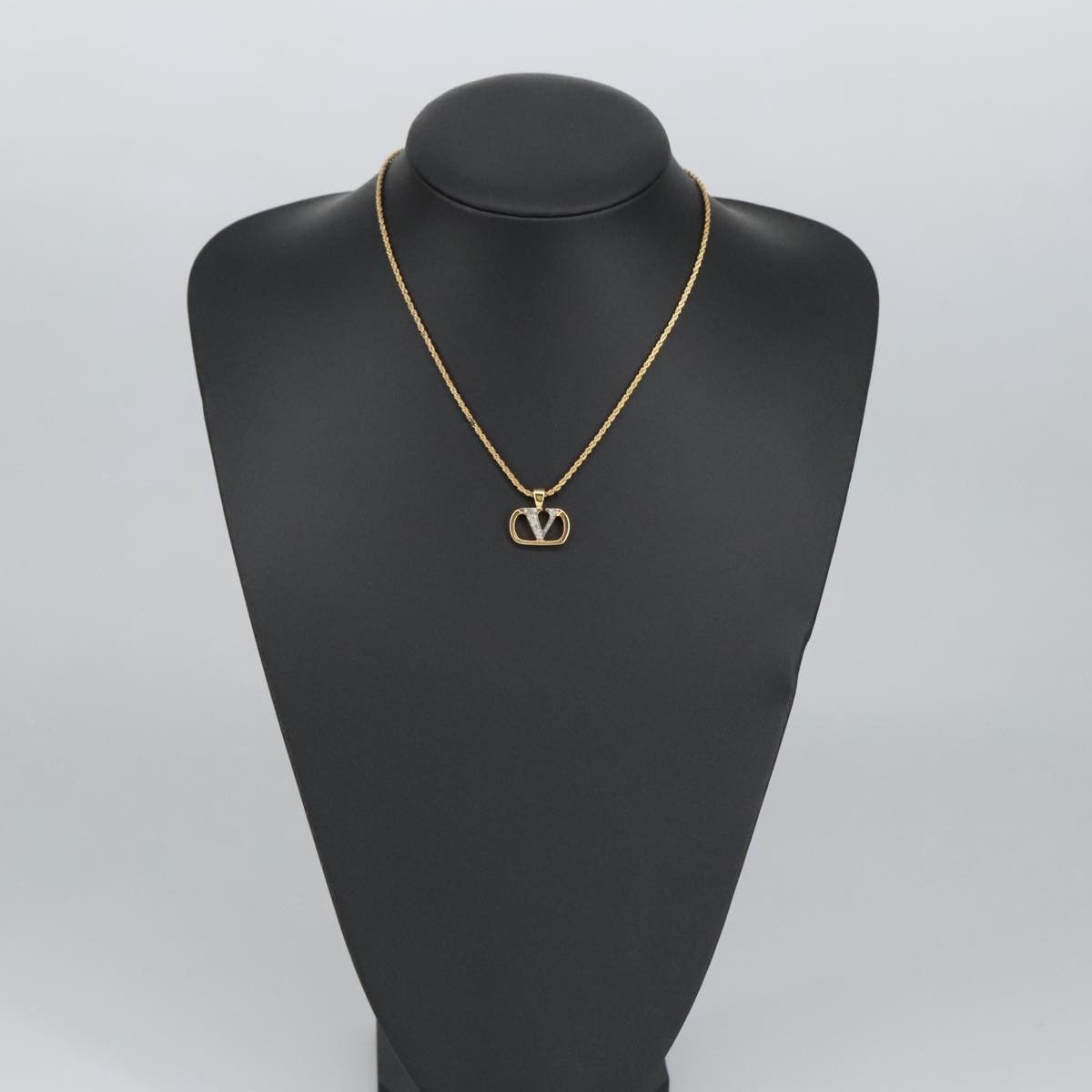 Valentino Valentino Garavani V logo necklace Size ONE SIZE - 9 Thumbnail