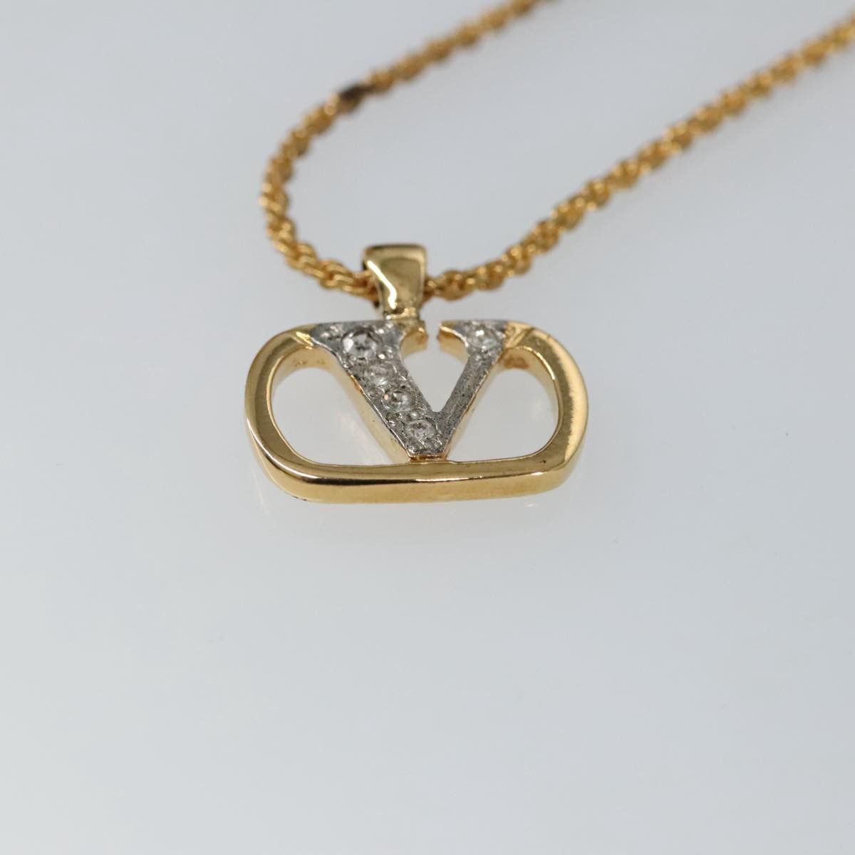 Valentino Valentino Garavani V logo necklace Size ONE SIZE - 6 Thumbnail