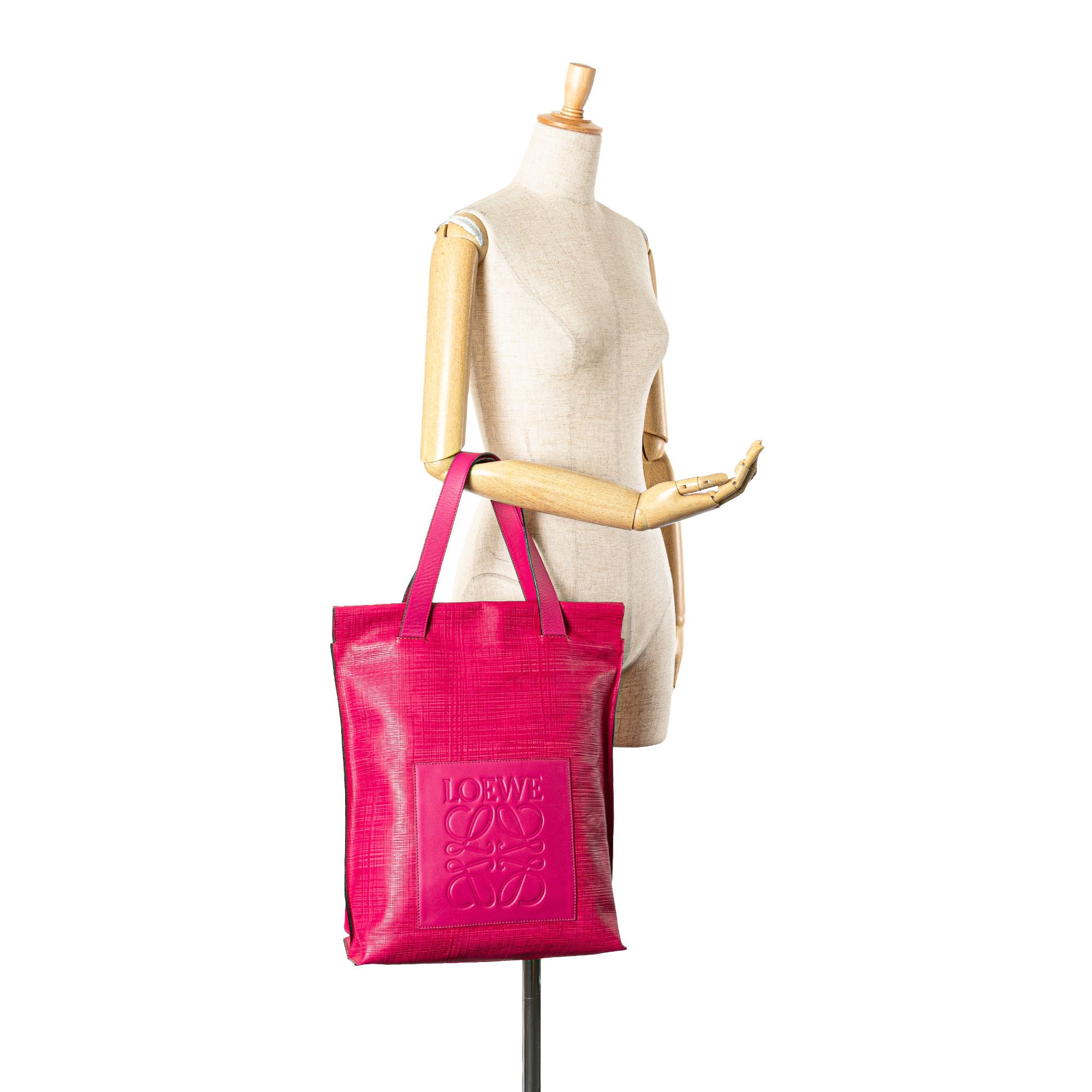 Loewe LOEWE Anagram Leather Shopper Tote Size ONE SIZE - 12 Thumbnail