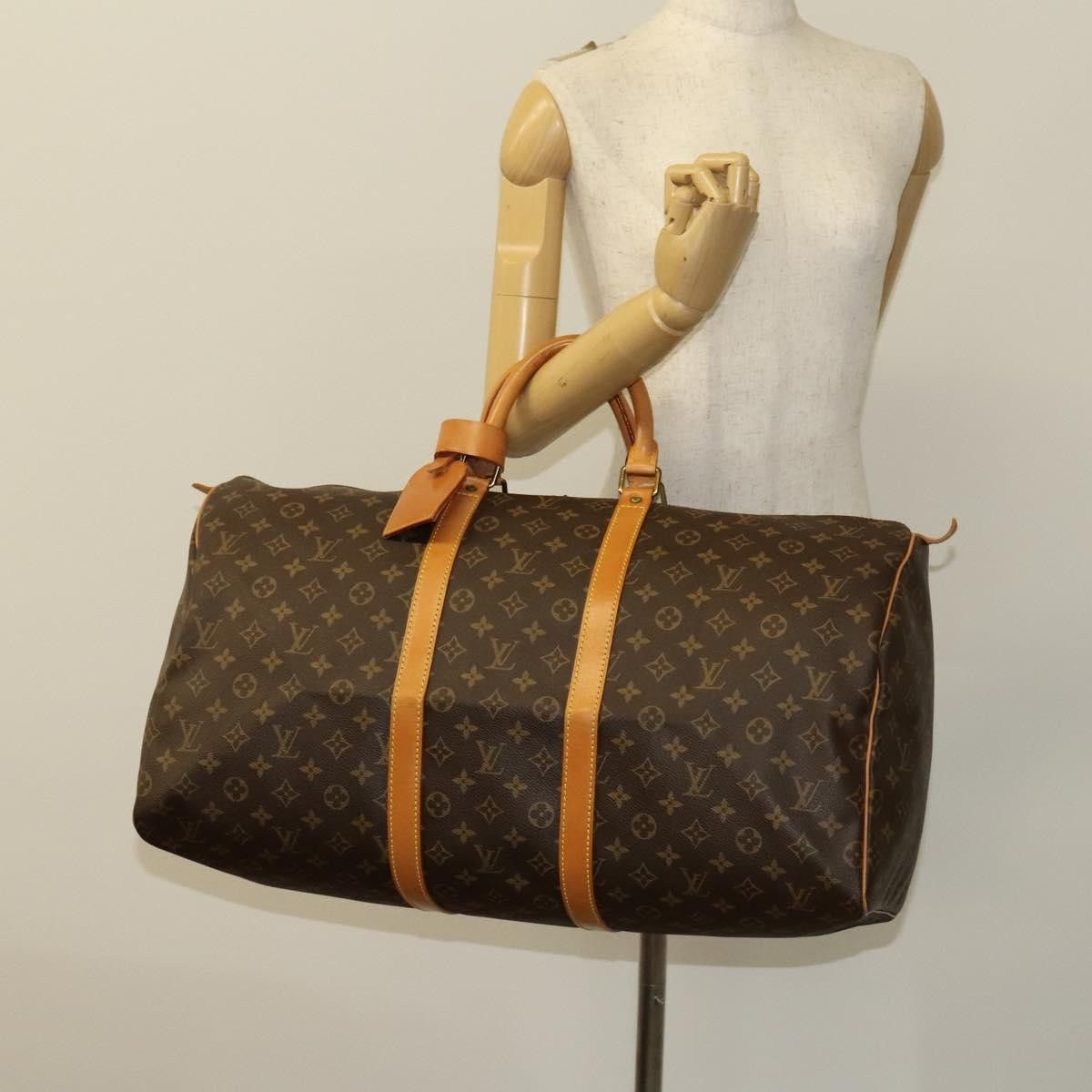 Louis Vuitton Louis Vuitton Keepall 55 travel Size ONE SIZE - 14 Thumbnail