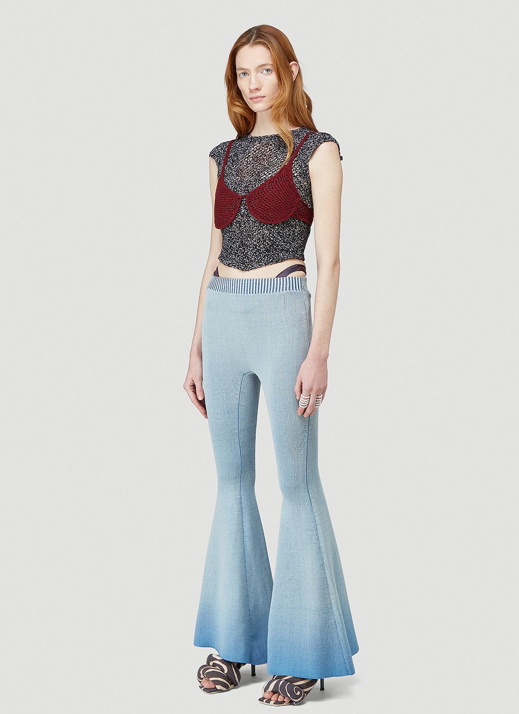 ISA BOULDER Scan Crochet Top Size L / US 10 / IT 46 - 2 Thumbnail