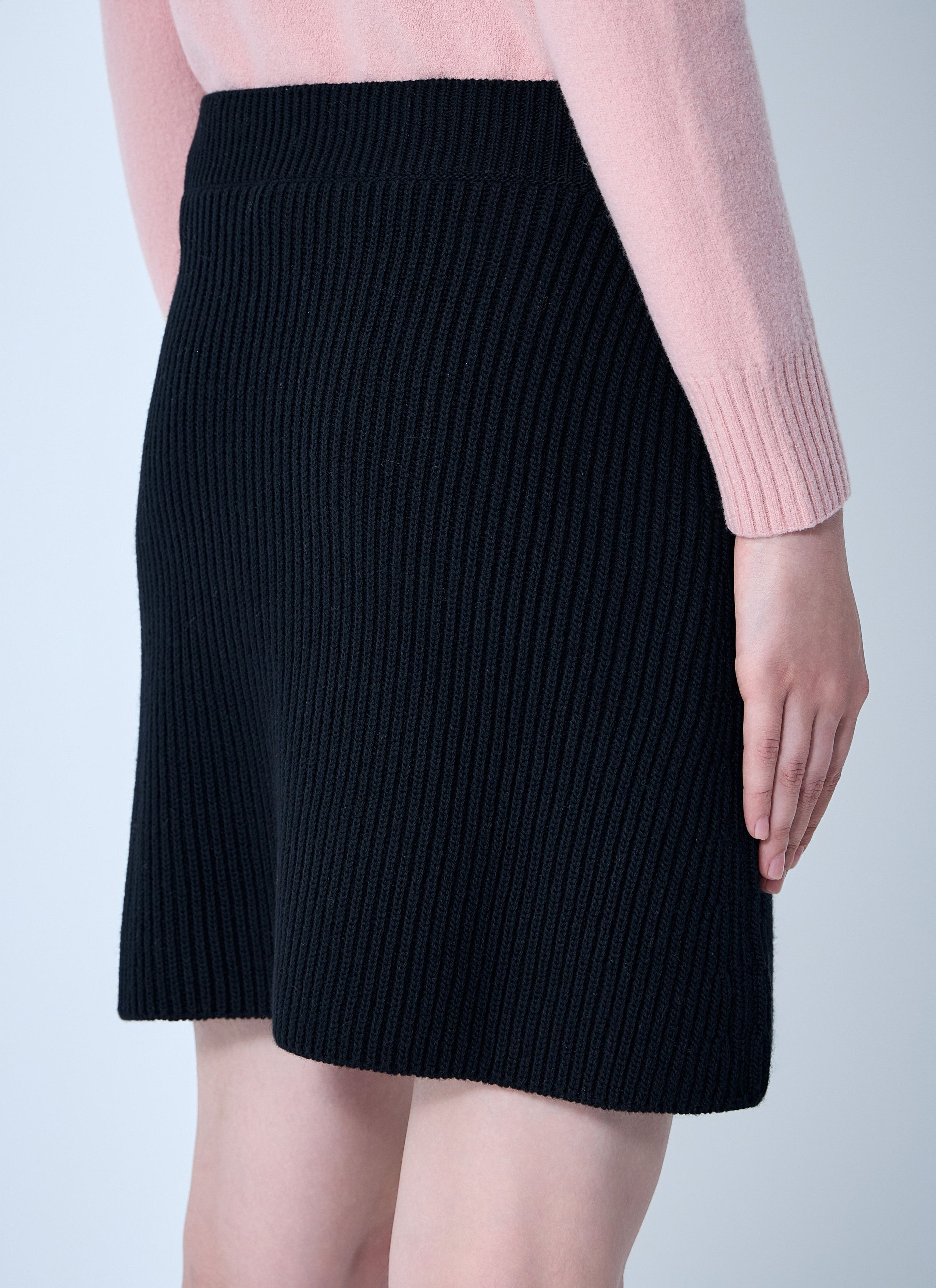 Jil Sander Wool Mini Skirt Size 27" / US 4 / IT 40 - 6 Thumbnail