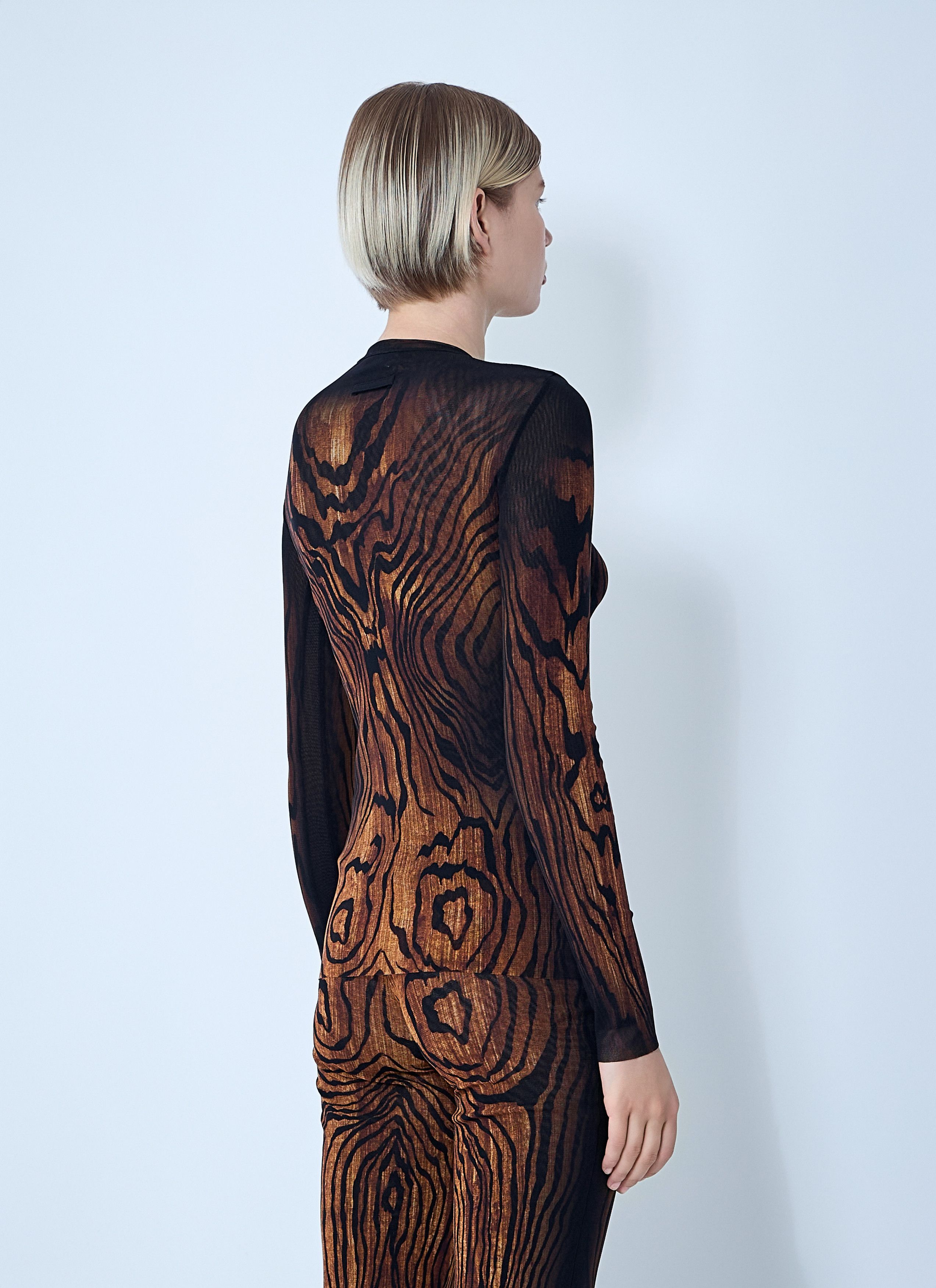 Jean Paul Gaultier Wood Mesh Top Size M / US 6-8 / IT 42-44 - 4 Thumbnail