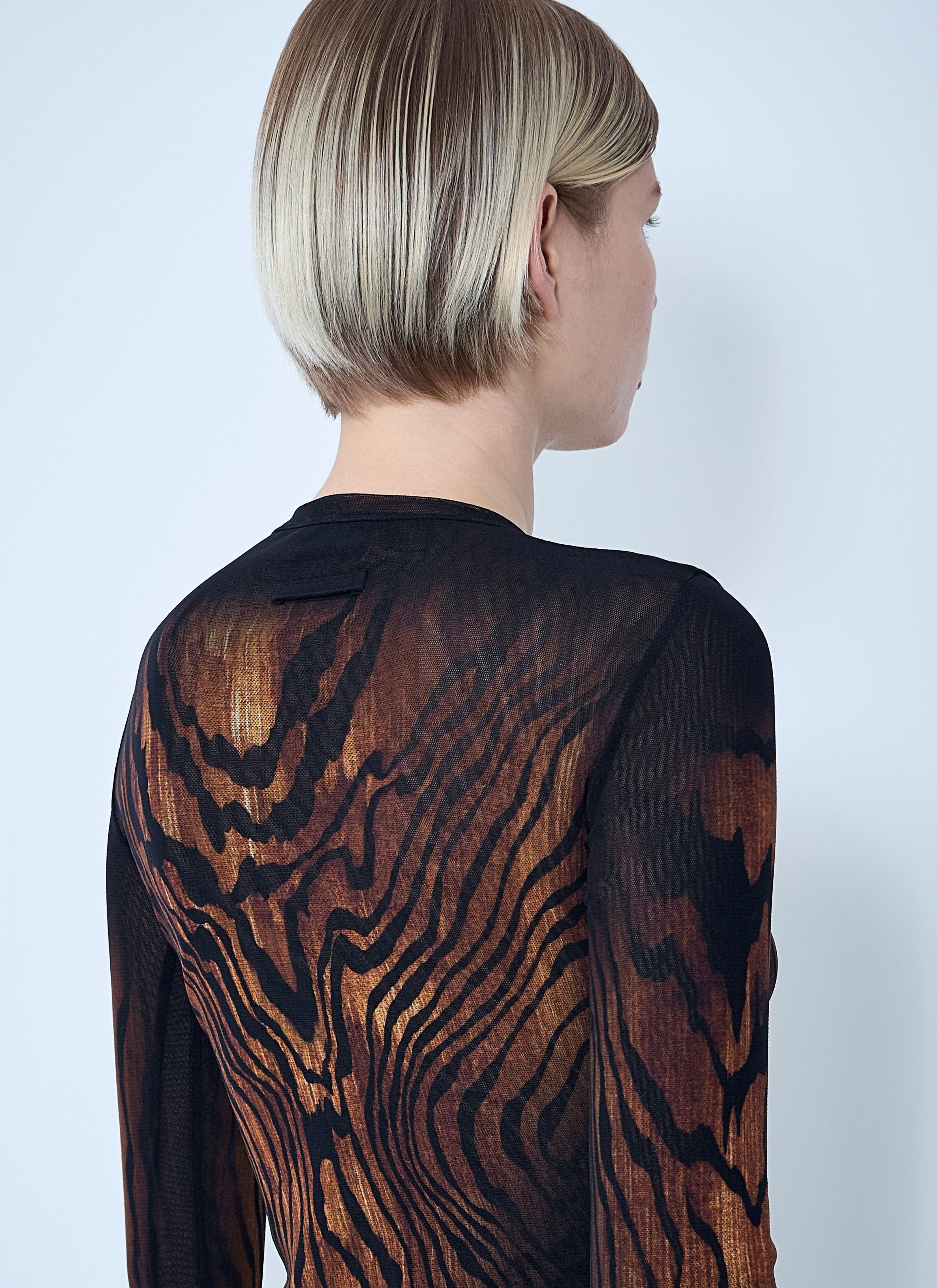 Jean Paul Gaultier Wood Mesh Top Size XS / US 0-2 / IT 36-38 - 6 Thumbnail