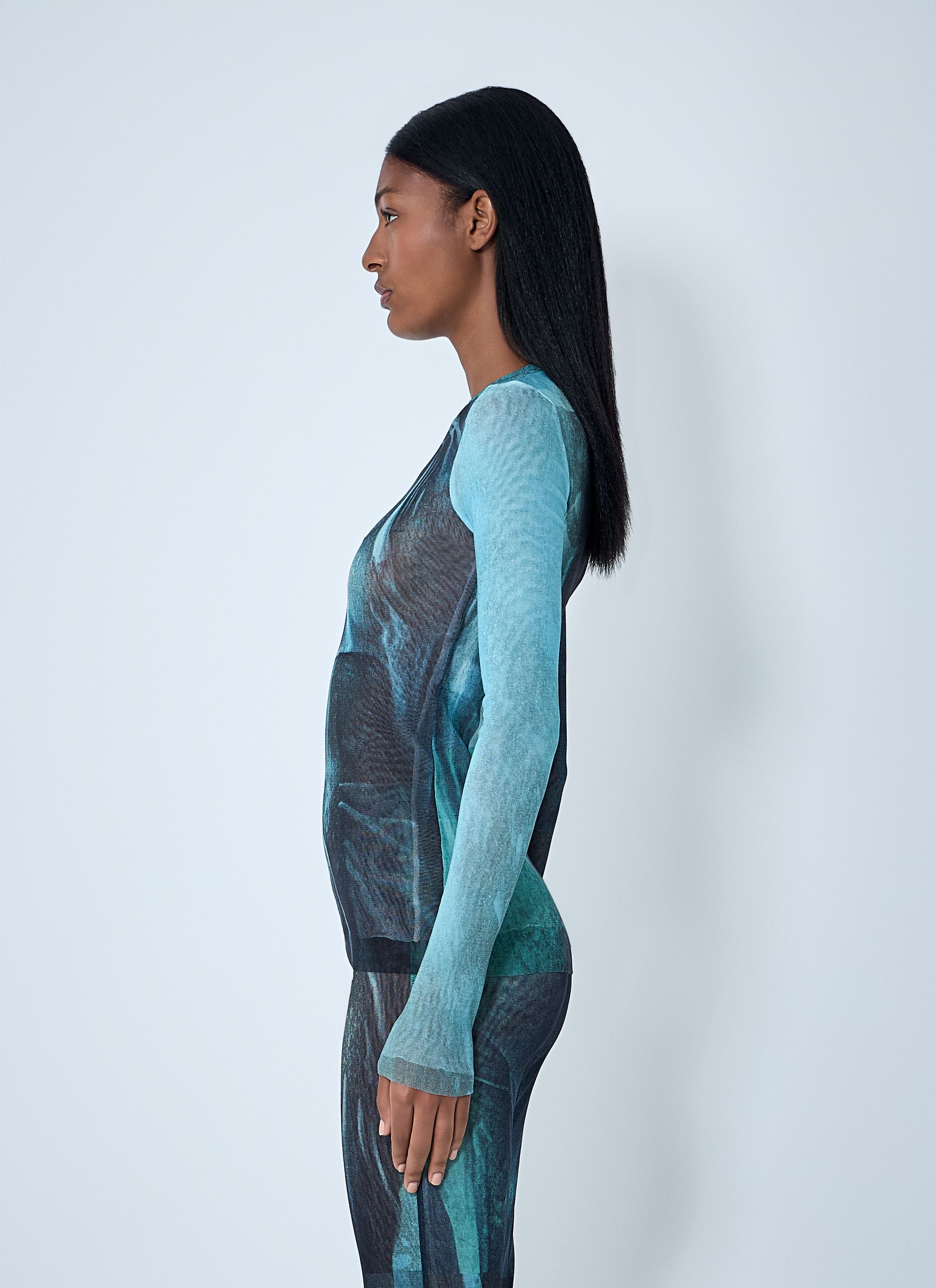 Jean Paul Gaultier Water Mesh Top Size S / US 4 / IT 40 - 3 Thumbnail