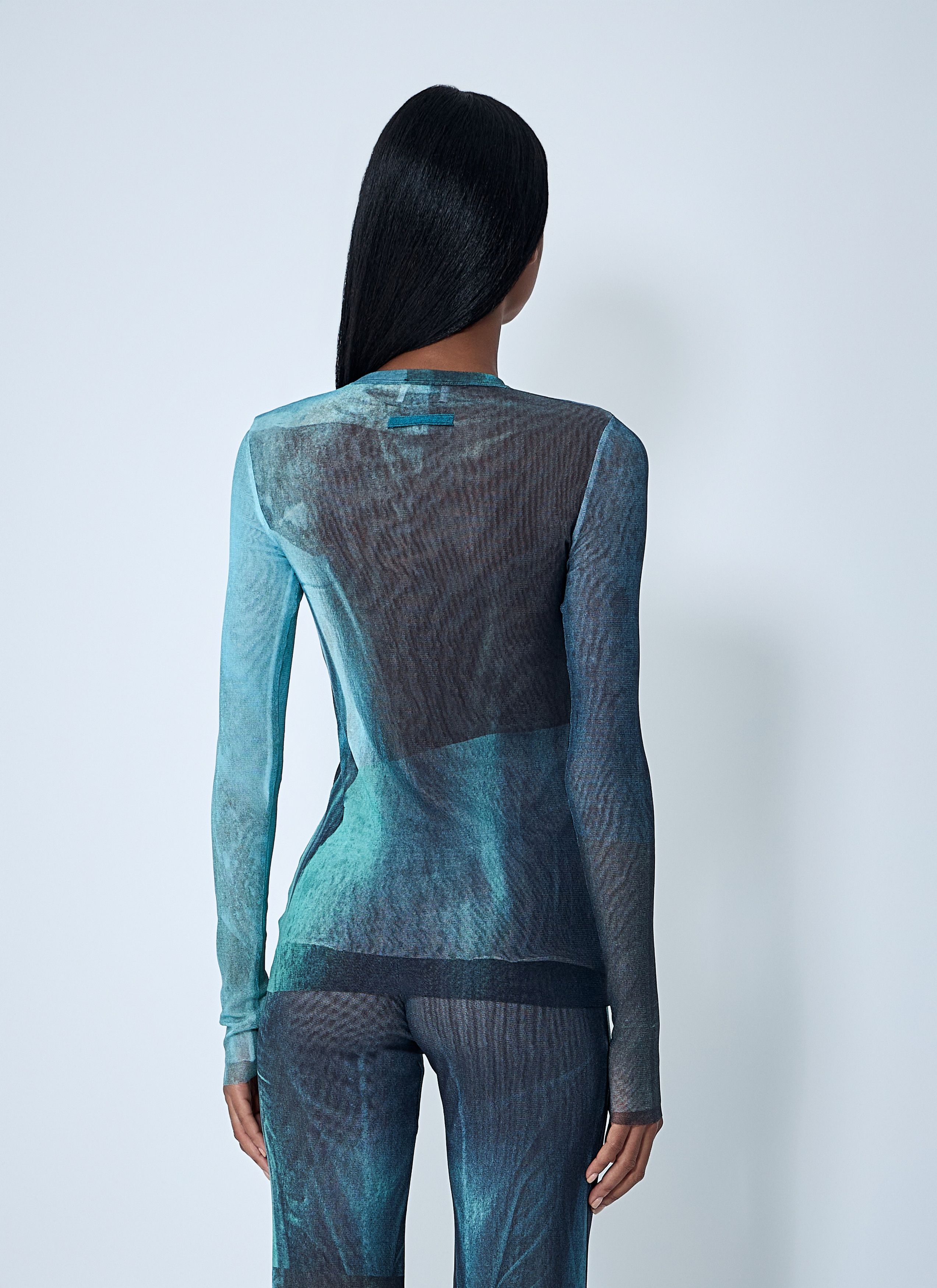Jean Paul Gaultier Water Mesh Top Size S / US 4 / IT 40 - 4 Thumbnail