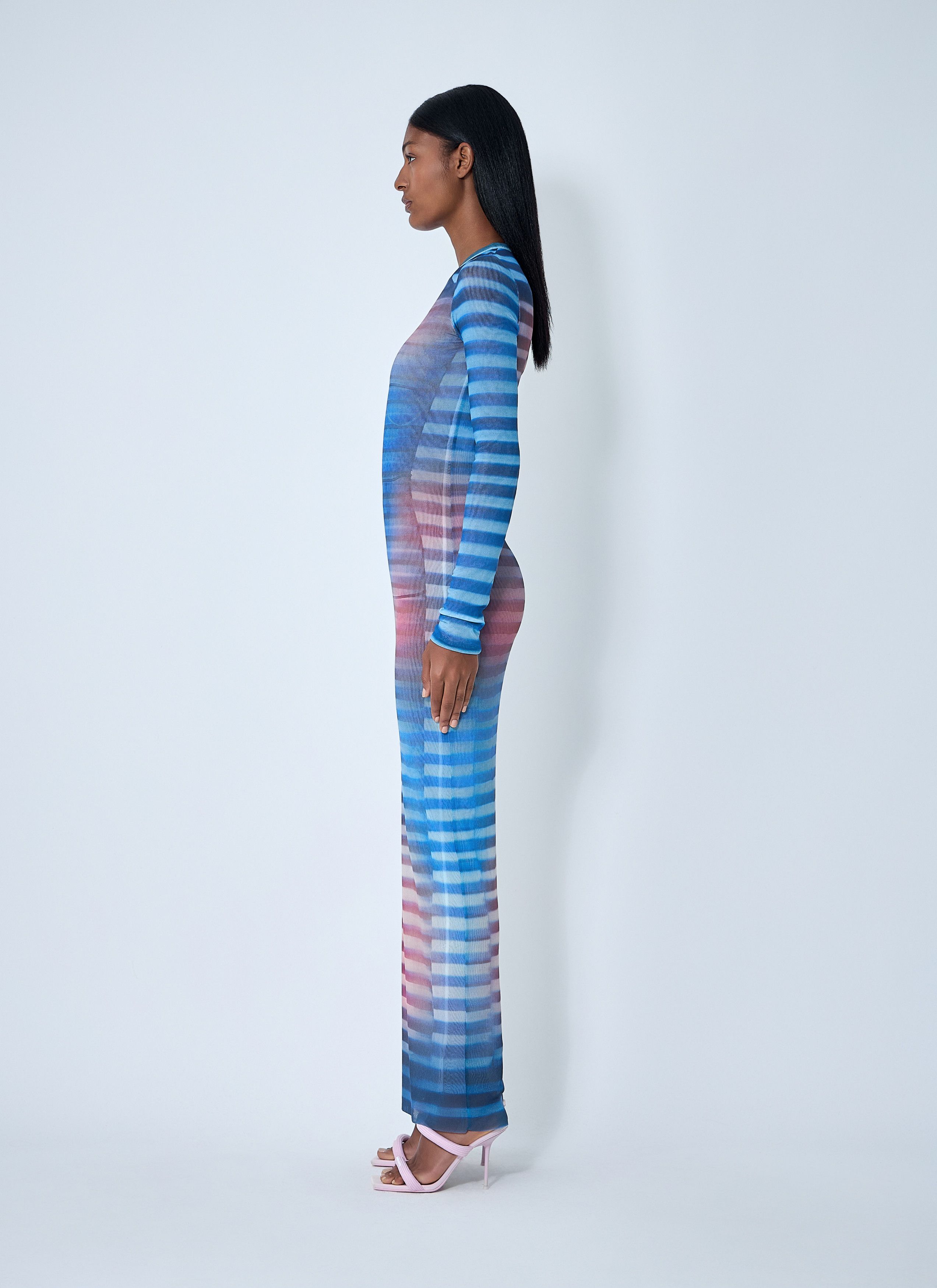 Jean Paul Gaultier Air Mesh Maxi Dress Size S / US 4 / IT 40 - 3 Thumbnail