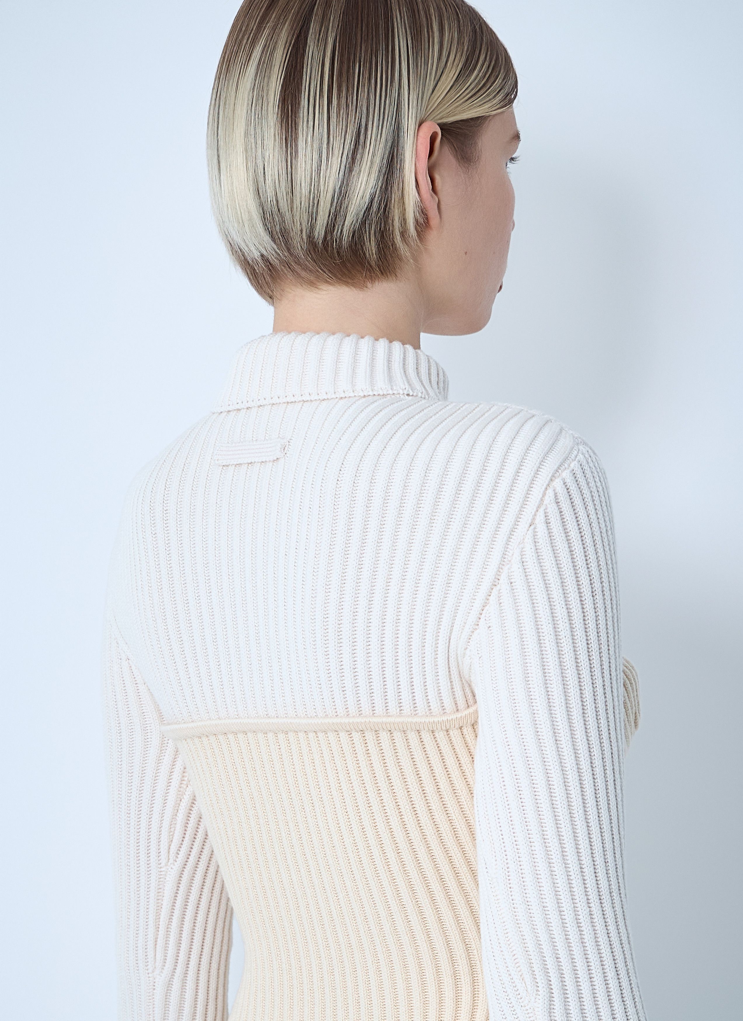 Jean Paul Gaultier Ribbed Wool Sweater Size S / US 4 / IT 40 - 6 Thumbnail