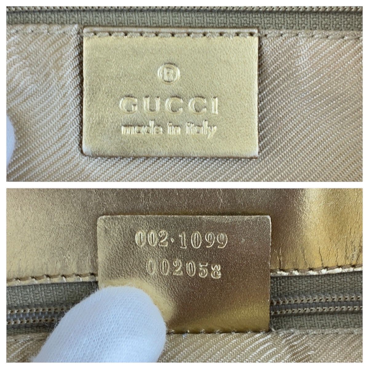 Gucci Gucci Gucci GG Canvas Leather Shoulder Bag Canvas Shoulder Bag 002 1099 DUTY FREE for USA Size ONE SIZE - 6 Thumbnail
