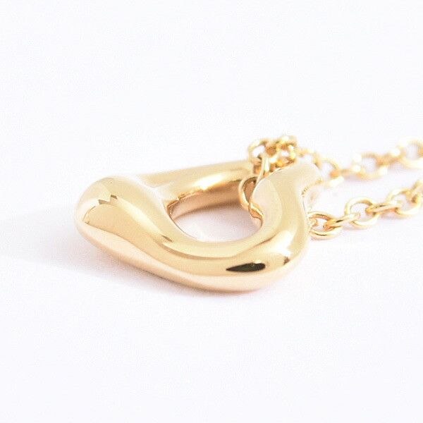 Tiffany & Co. Tiffany & Co. Tiffany Open Heart Au750 Necklace Metal Necklace Size ONE SIZE - 4 Thumbnail