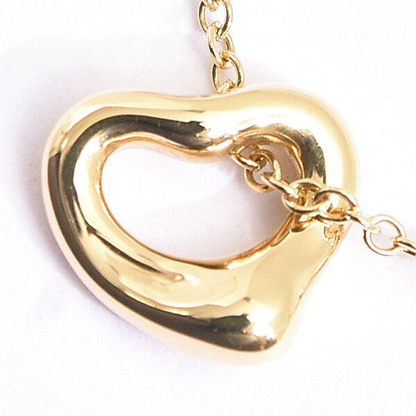 Tiffany & Co. Tiffany & Co. Tiffany Open Heart Au750 Necklace Metal Necklace Size ONE SIZE - 5 Thumbnail