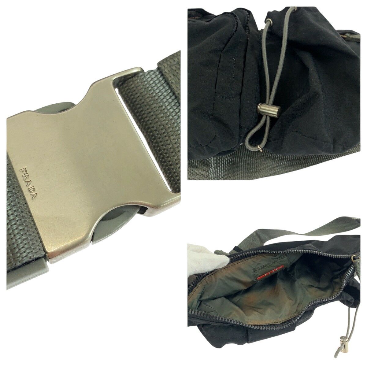 Prada Prada Prada Prada Sport Nylon Waist Bag Others Belt Bag 4VA056 Size ONE SIZE - 6 Thumbnail