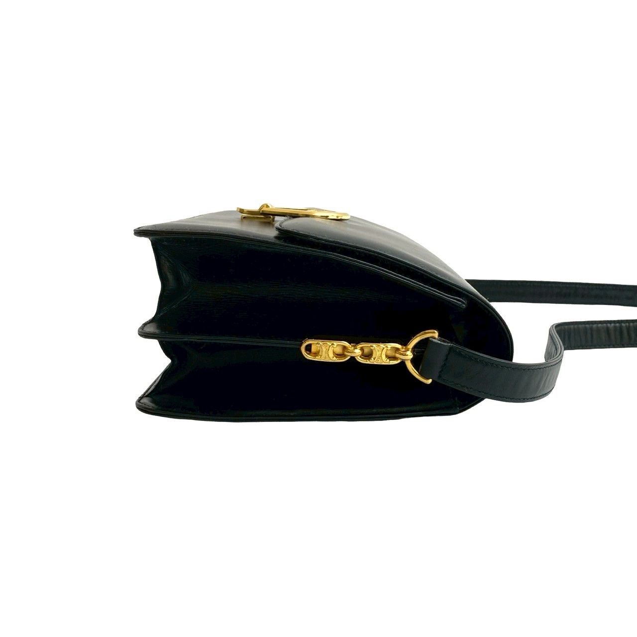 Celine Celine Celine Carriage Leather Shoulder Bag Leather Shoulder Bag Size ONE SIZE - 7 Thumbnail