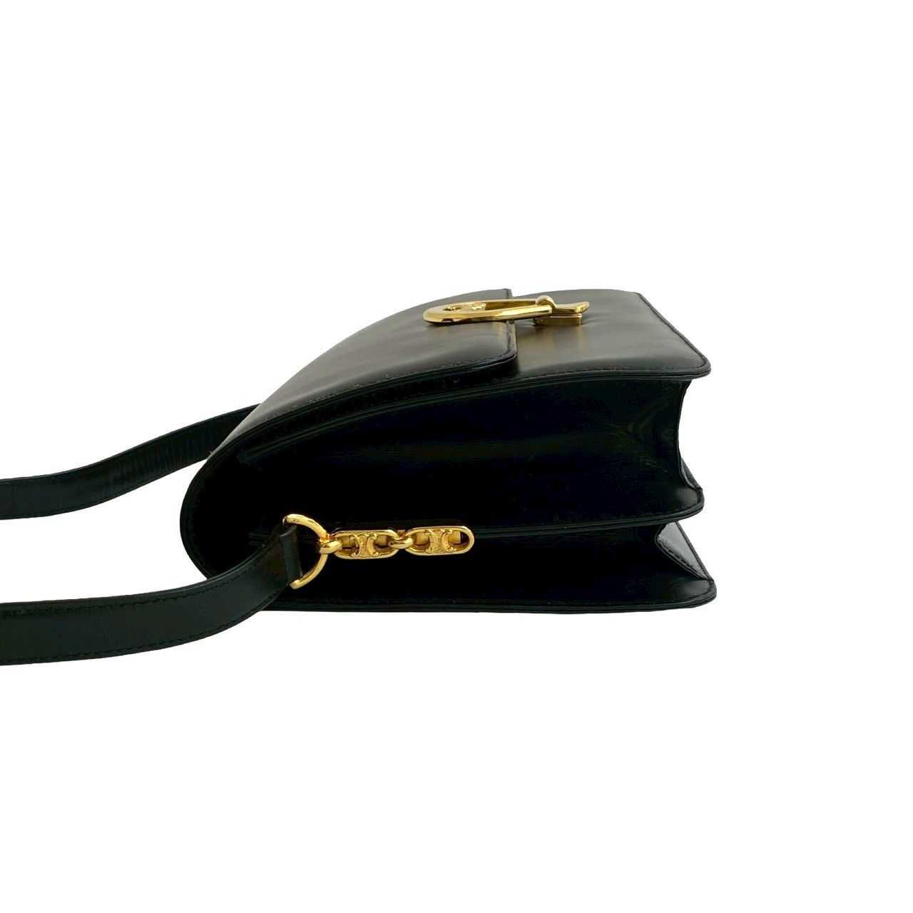Celine Celine Celine Carriage Leather Shoulder Bag Leather Shoulder Bag Size ONE SIZE - 6 Thumbnail