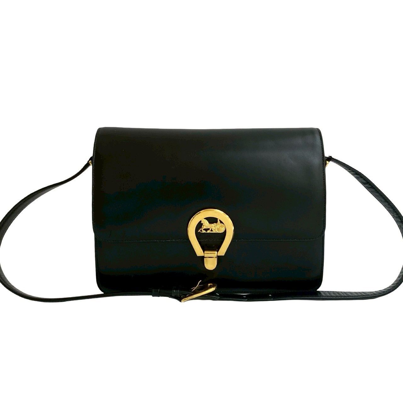 Celine Celine Celine Carriage Leather Shoulder Bag Leather Shoulder Bag Size ONE SIZE - 2 Thumbnail