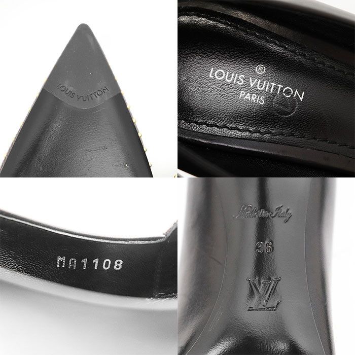 Louis Vuitton Louis Vuitton Louis Vuitton Monogram Leather Pumps Leather Shoes DUTY FREE for USA Size ONE SIZE - 10 Thumbnail
