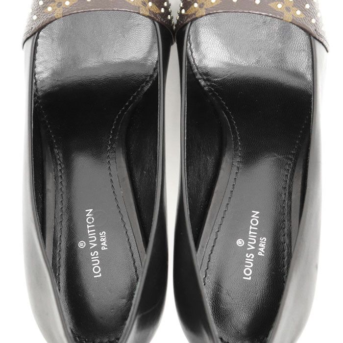 Louis Vuitton Louis Vuitton Louis Vuitton Monogram Leather Pumps Leather Shoes DUTY FREE for USA Size ONE SIZE - 14 Thumbnail