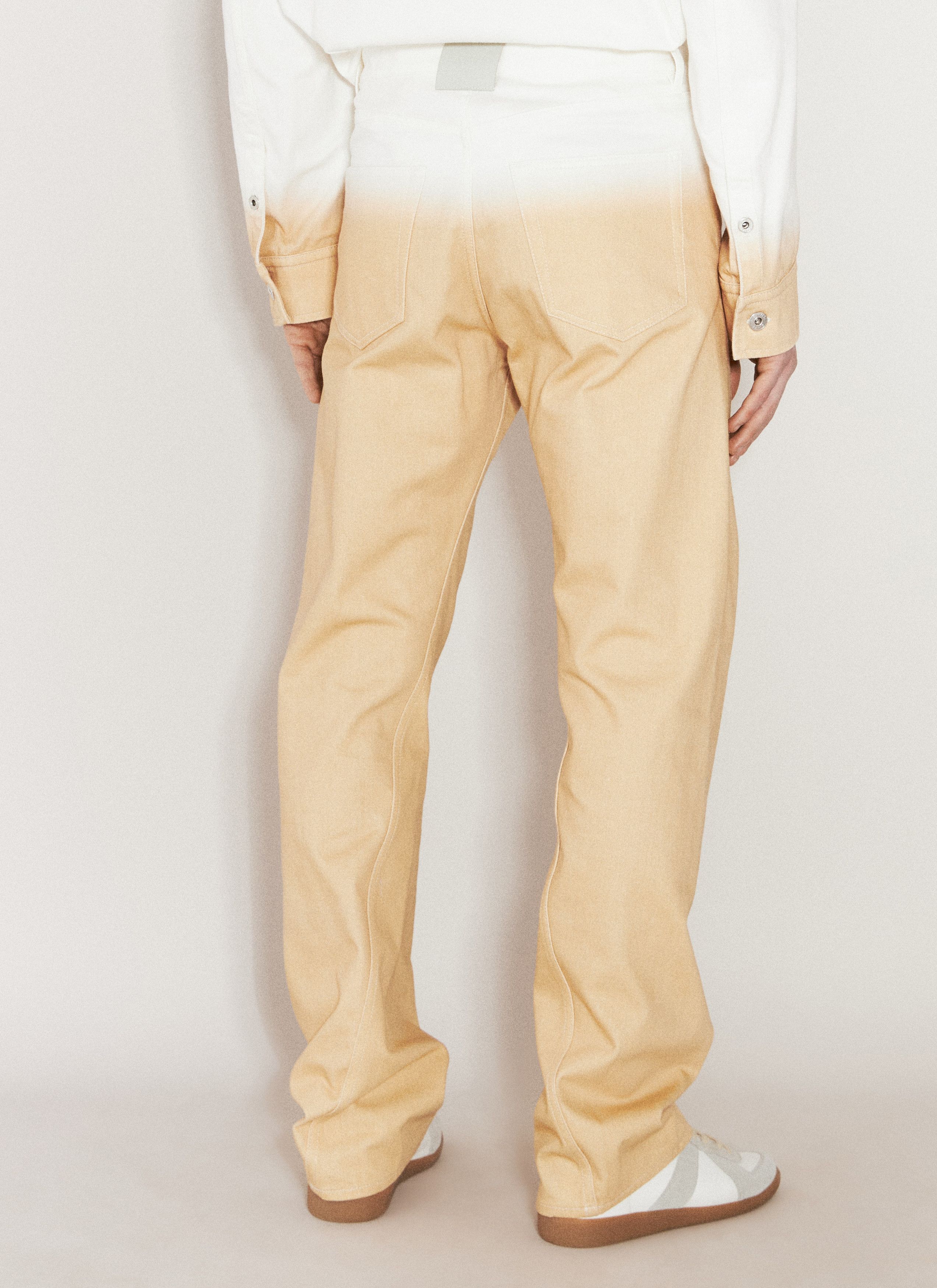 Lanvin Gradient-Effect Twisted Jeans Size US 30 / EU 46 - 6 Thumbnail