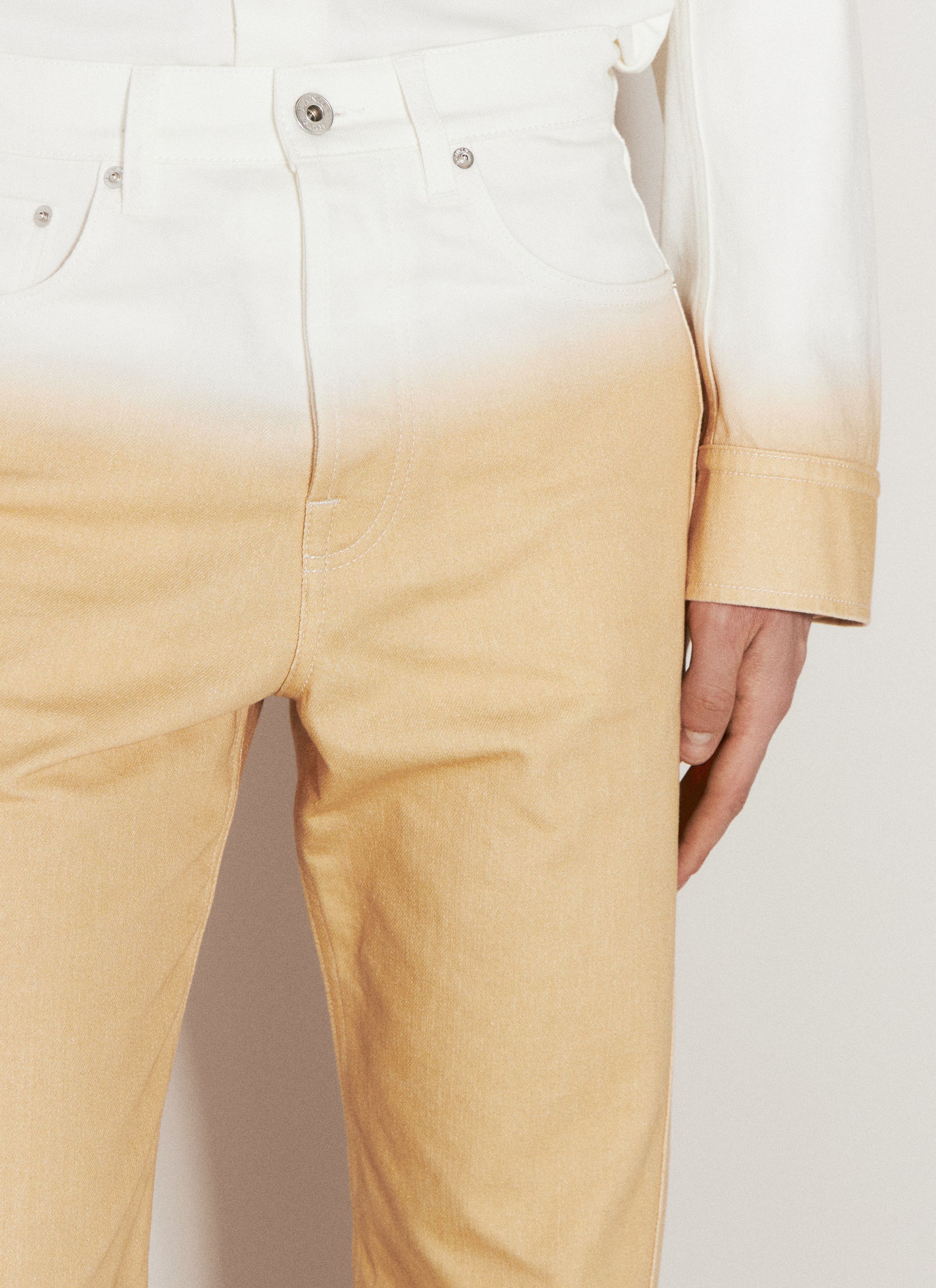 Lanvin Gradient-Effect Twisted Jeans Size US 30 / EU 46 - 4 Thumbnail
