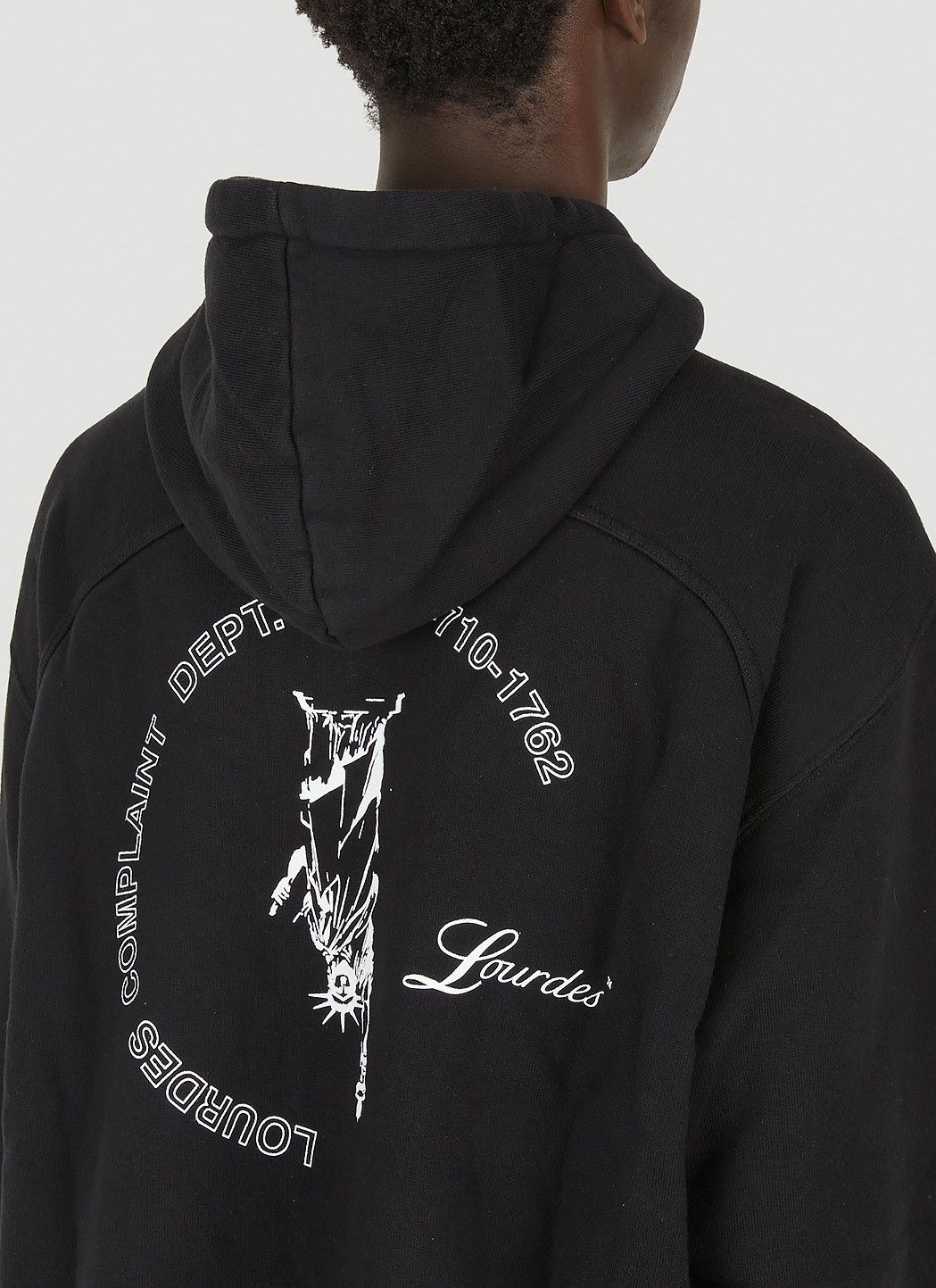 Lourdes Logo Print Basic Hooded Sweatshirt Size US L / EU 52-54 / 3 - 6 Thumbnail