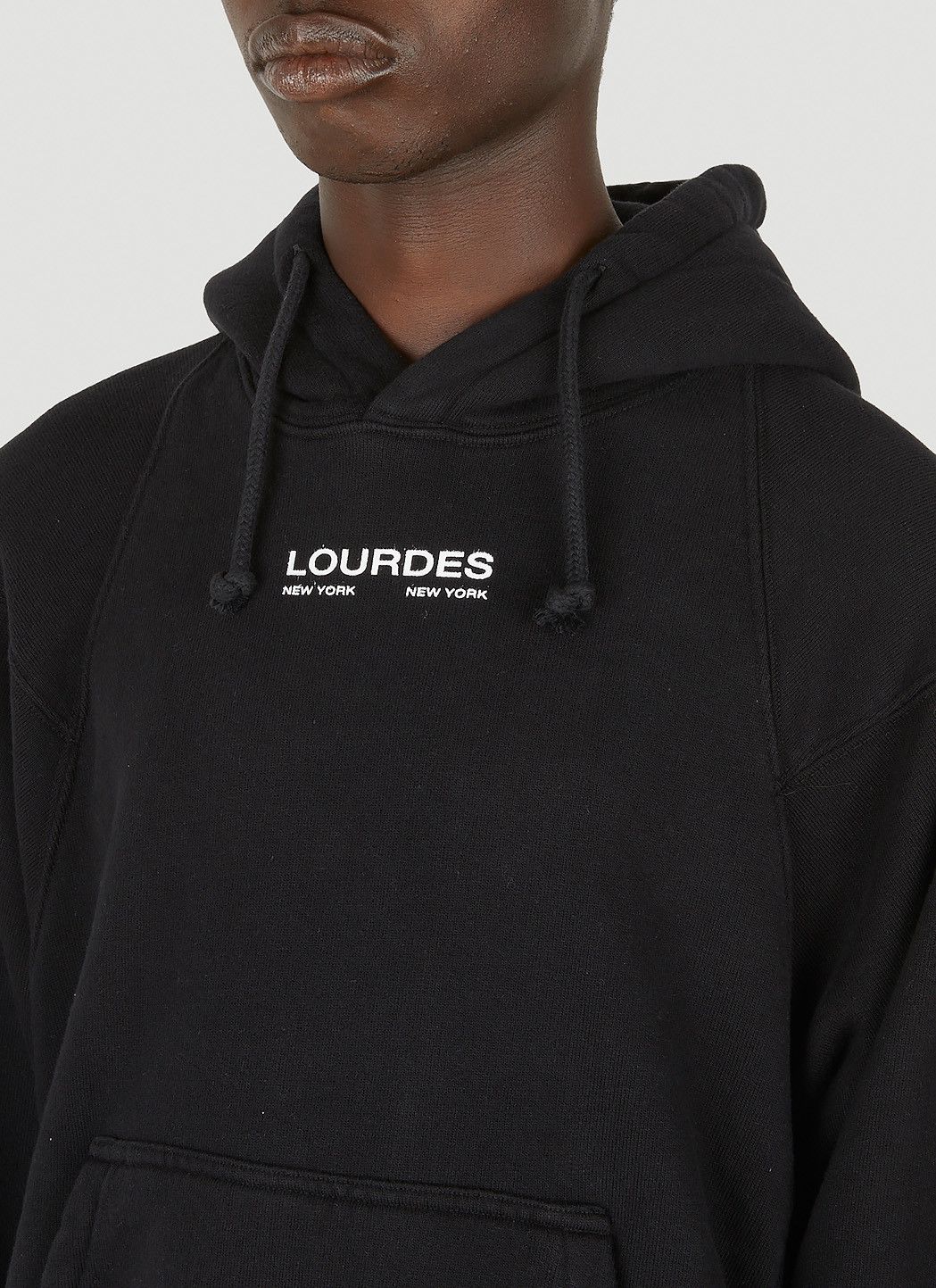 Lourdes Logo Print Basic Hooded Sweatshirt Size US L / EU 52-54 / 3 - 5 Thumbnail