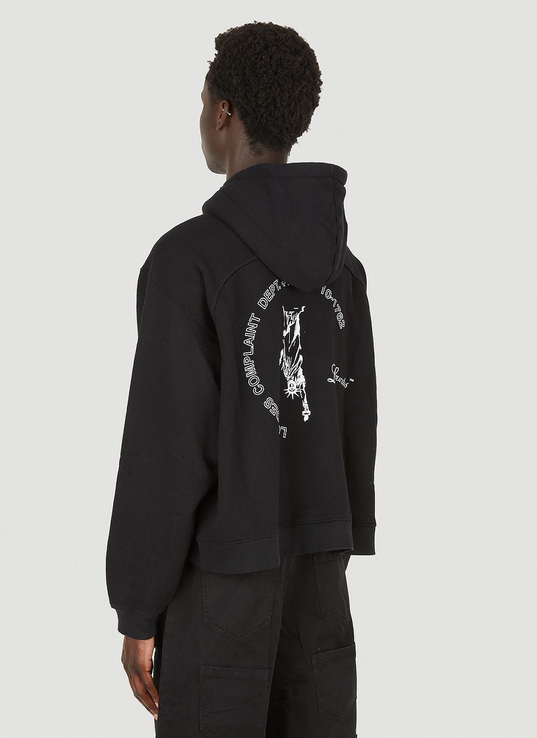 Lourdes Logo Print Basic Hooded Sweatshirt Size US M / EU 48-50 / 2 - 4 Thumbnail