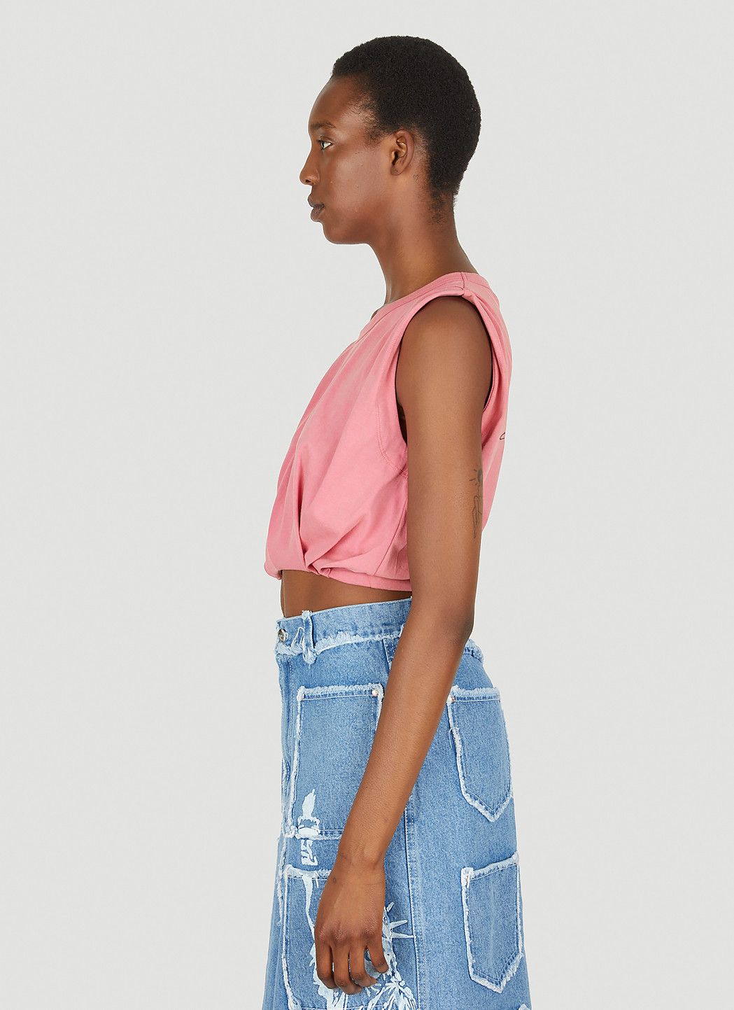 Lourdes Gathered Top Size M / US 6-8 / IT 42-44 - 3 Thumbnail