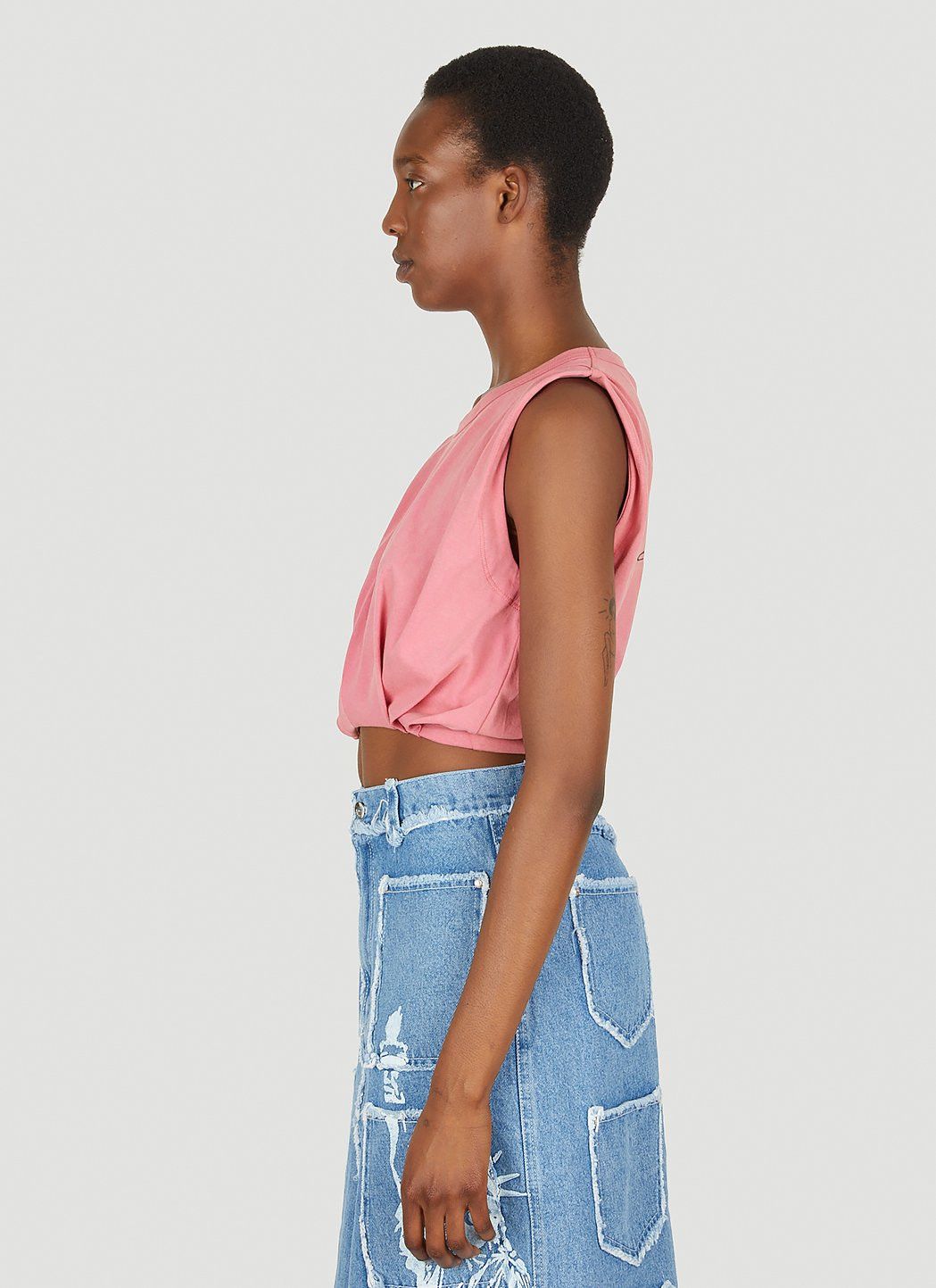 Lourdes Gathered Top Size S / US 4 / IT 40 - 3 Thumbnail