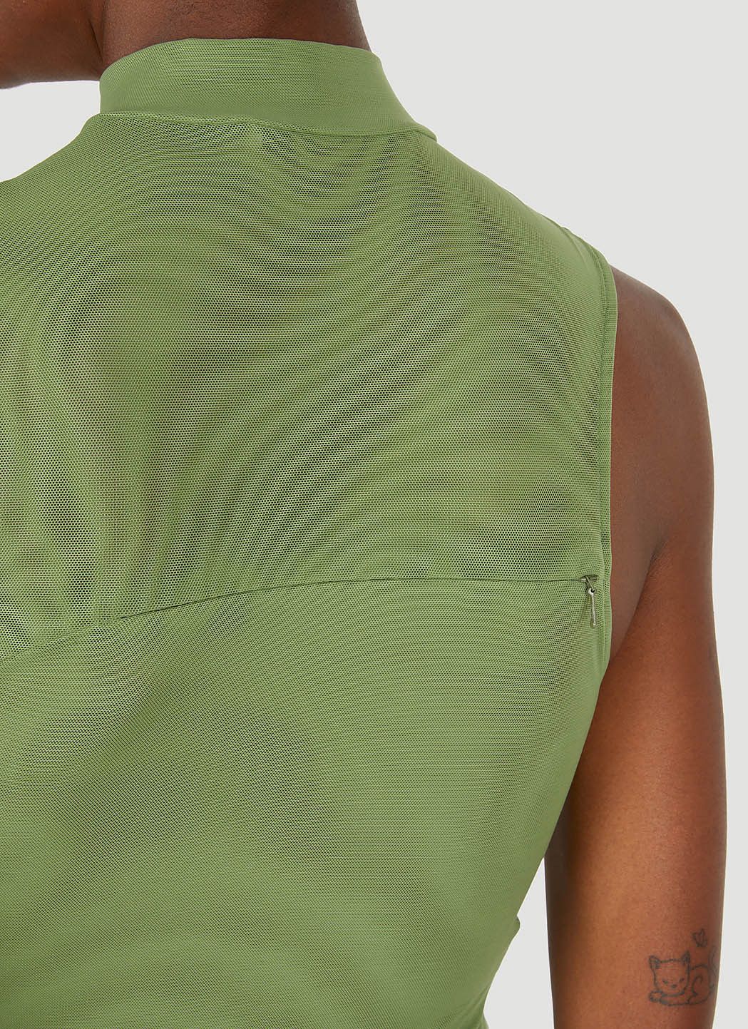 Mainline:RUS/Fr.CA/DE Mesh Zip Top Size L / US 10 / IT 46 - 6 Thumbnail