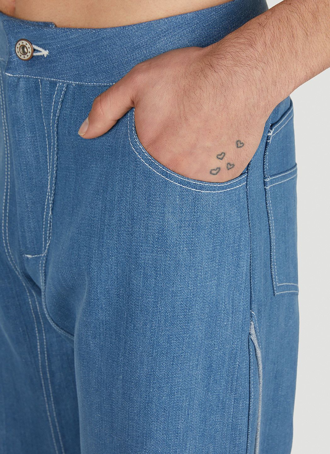 Mainline:RUS/Fr.CA/DE Contrast Piping Jeans Size 28" / US 6 / IT 42 - 6 Thumbnail